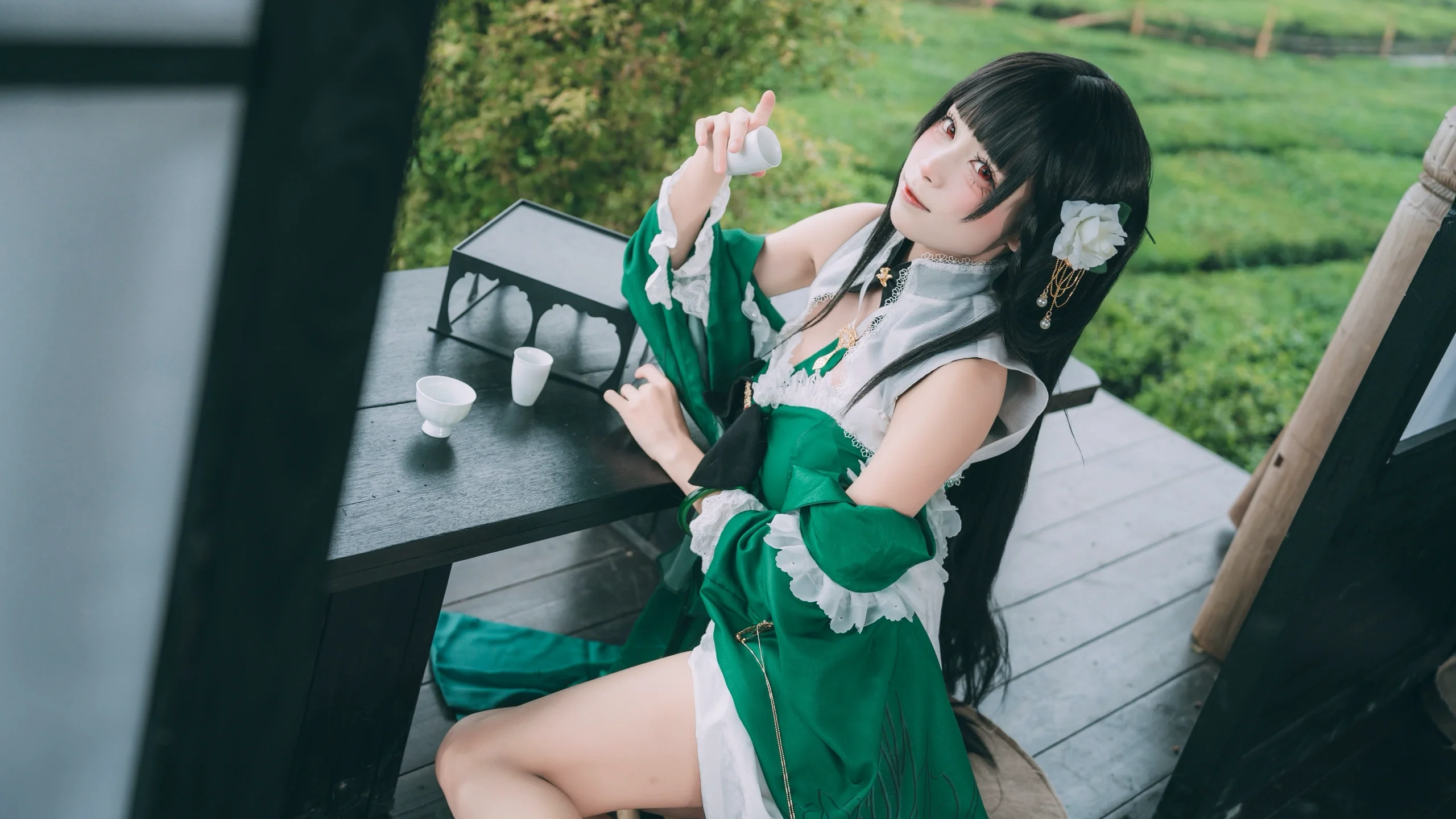【逸仙cos】碧蓝航线里的静谧茶园时光 - 第 3 张