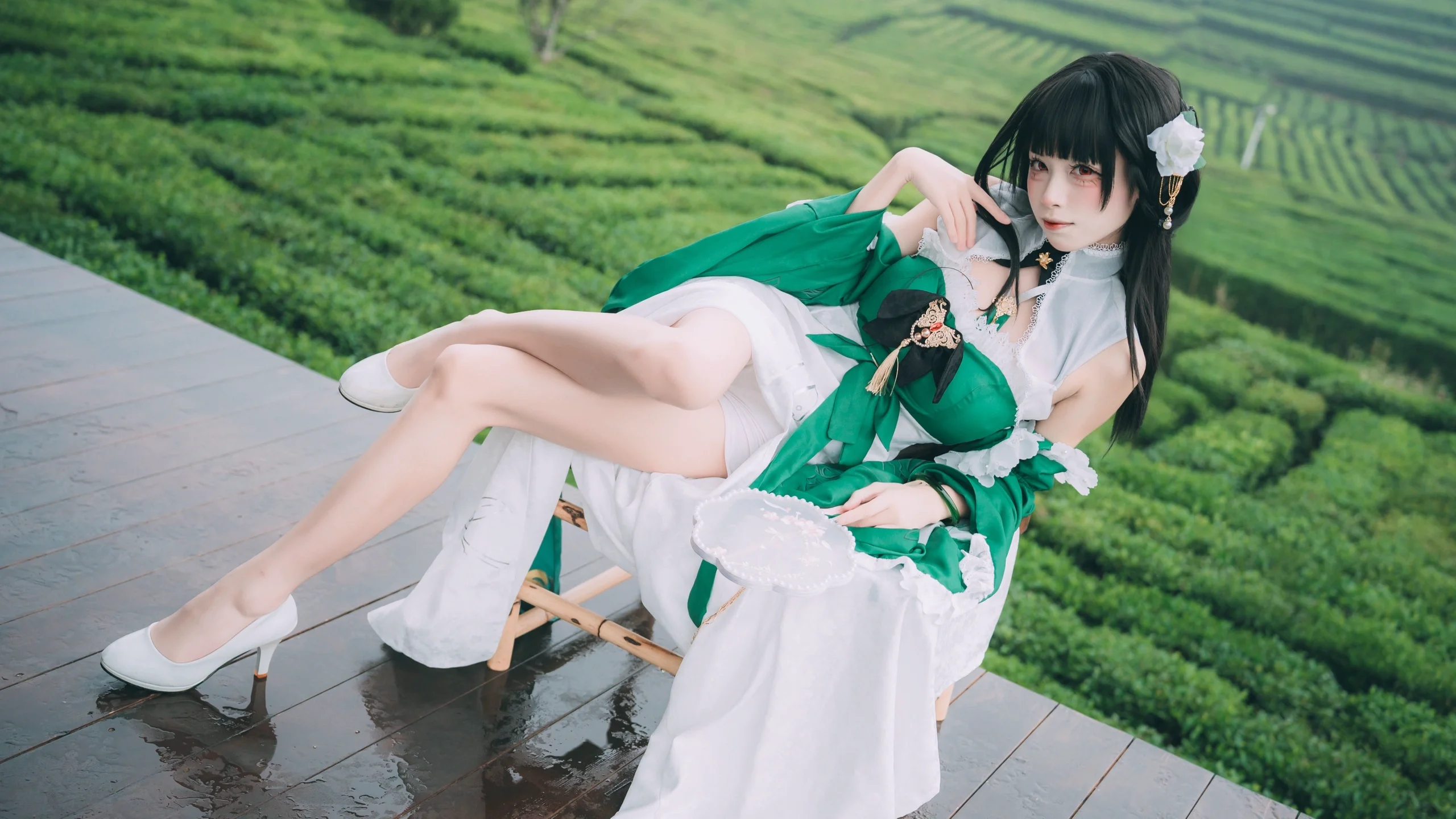 【逸仙cos】碧蓝航线里的静谧茶园时光 - 第 4 张