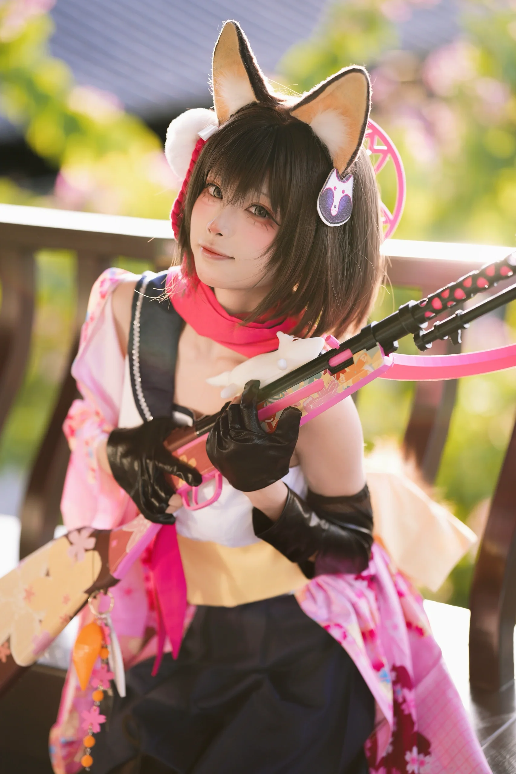 【イズナ コスプレ】ブルーアーカイブの小さな狐、スナイパーだって可愛くいかなくちゃ - 3 枚目