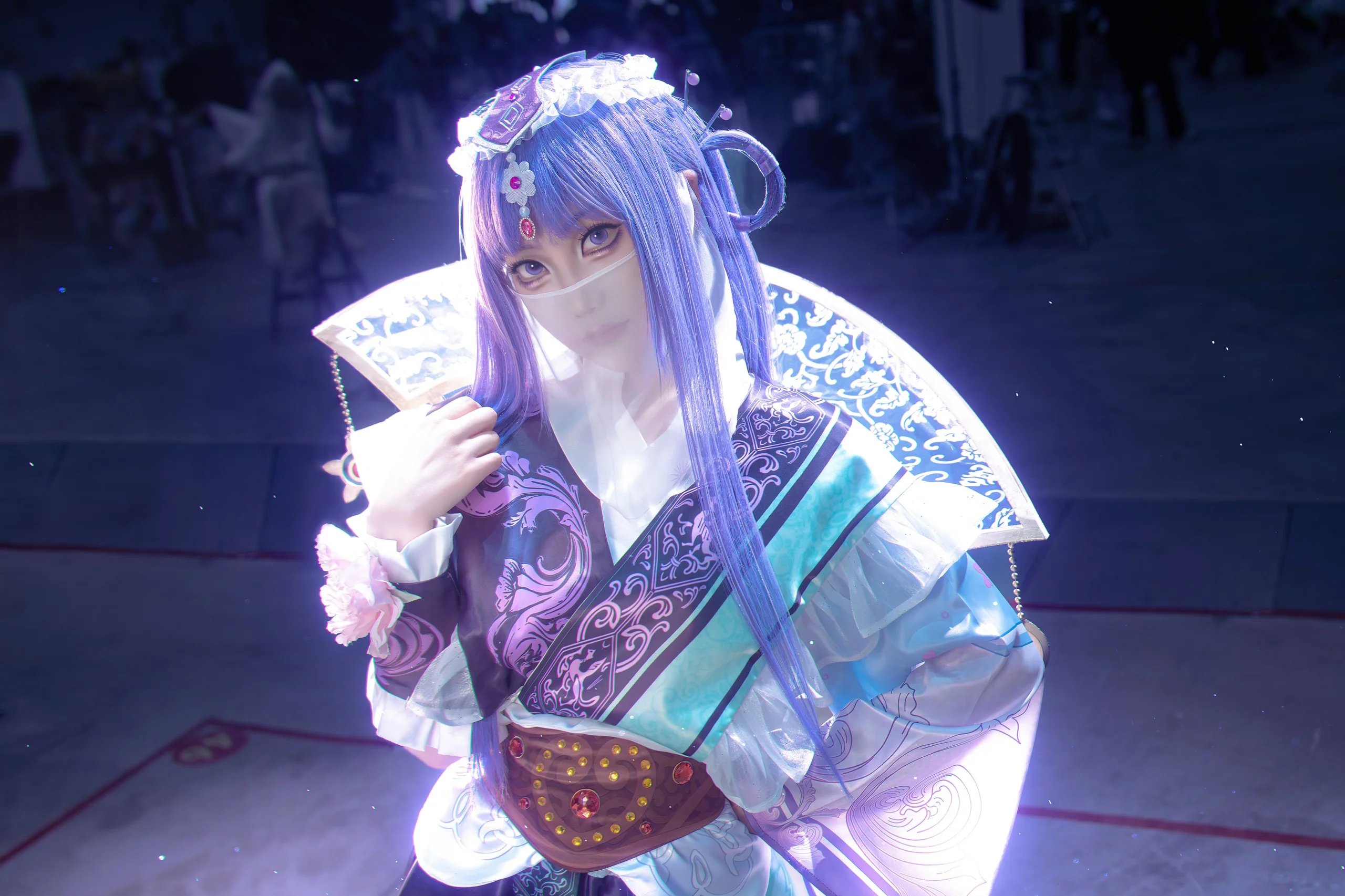 【少司命cos】秦时明月中的紫发少女，圆梦漫展 - 第 4 张