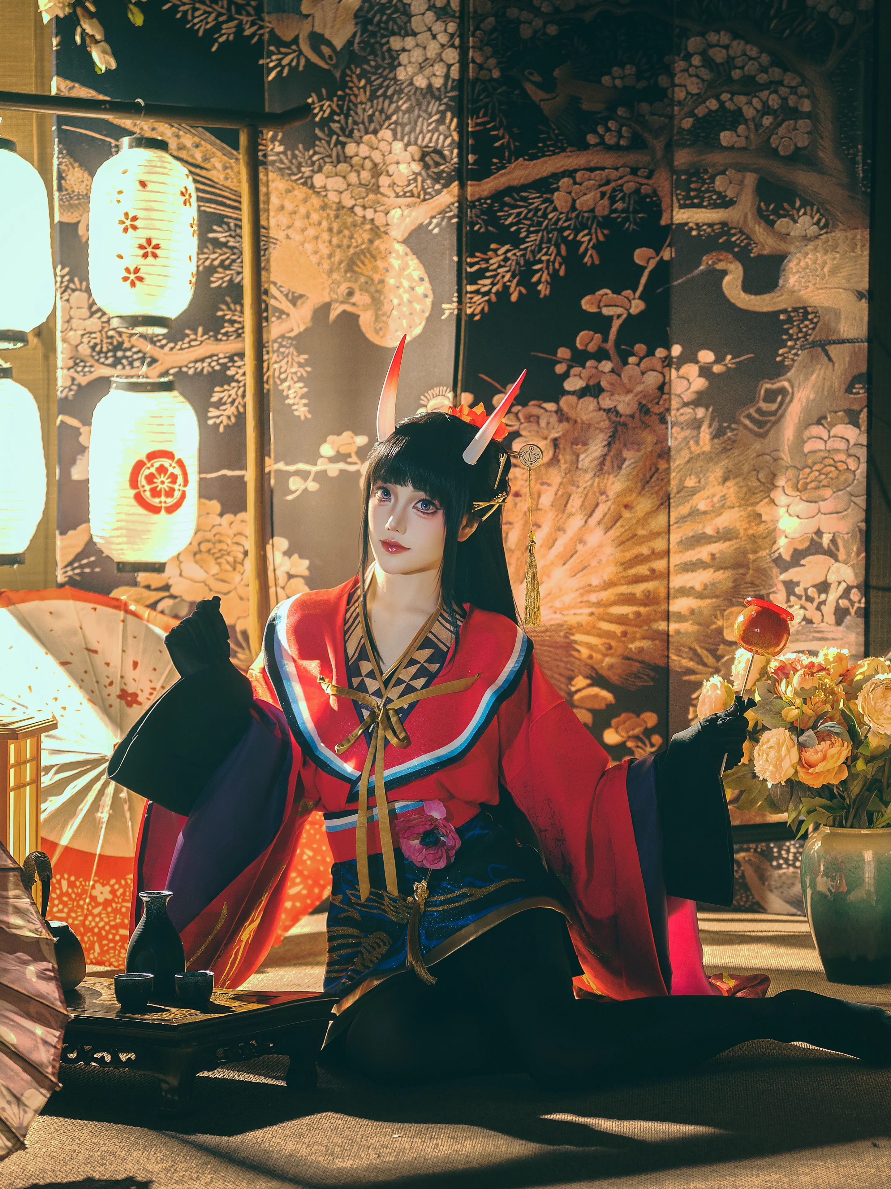 【能代 コスプレ】アズールレーン 祭りの秘境、静寂な空気感に包まれた作品 - 1 枚目