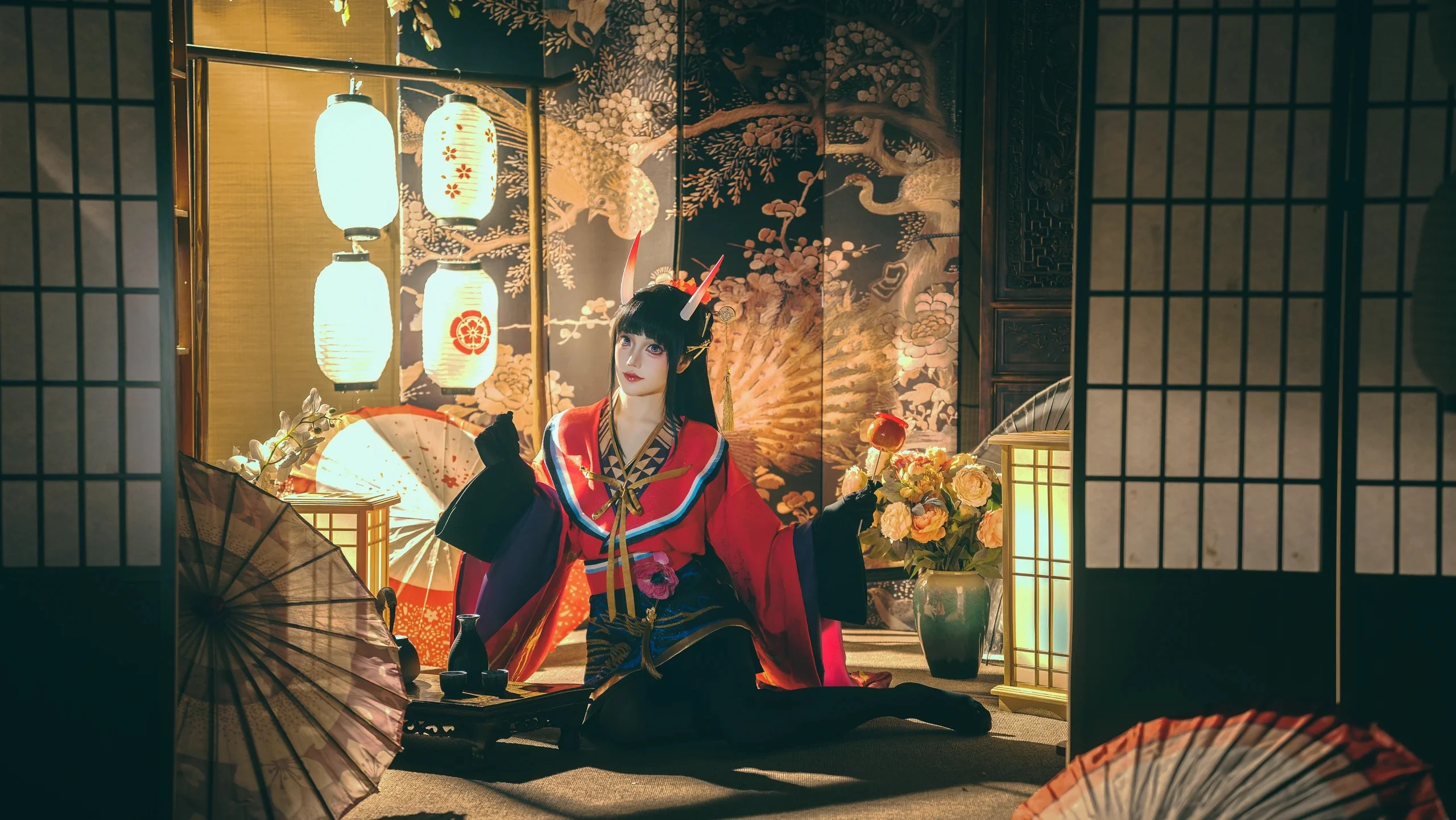 【能代 コスプレ】アズールレーン 祭りの秘境、静寂な空気感に包まれた作品 - 2 枚目