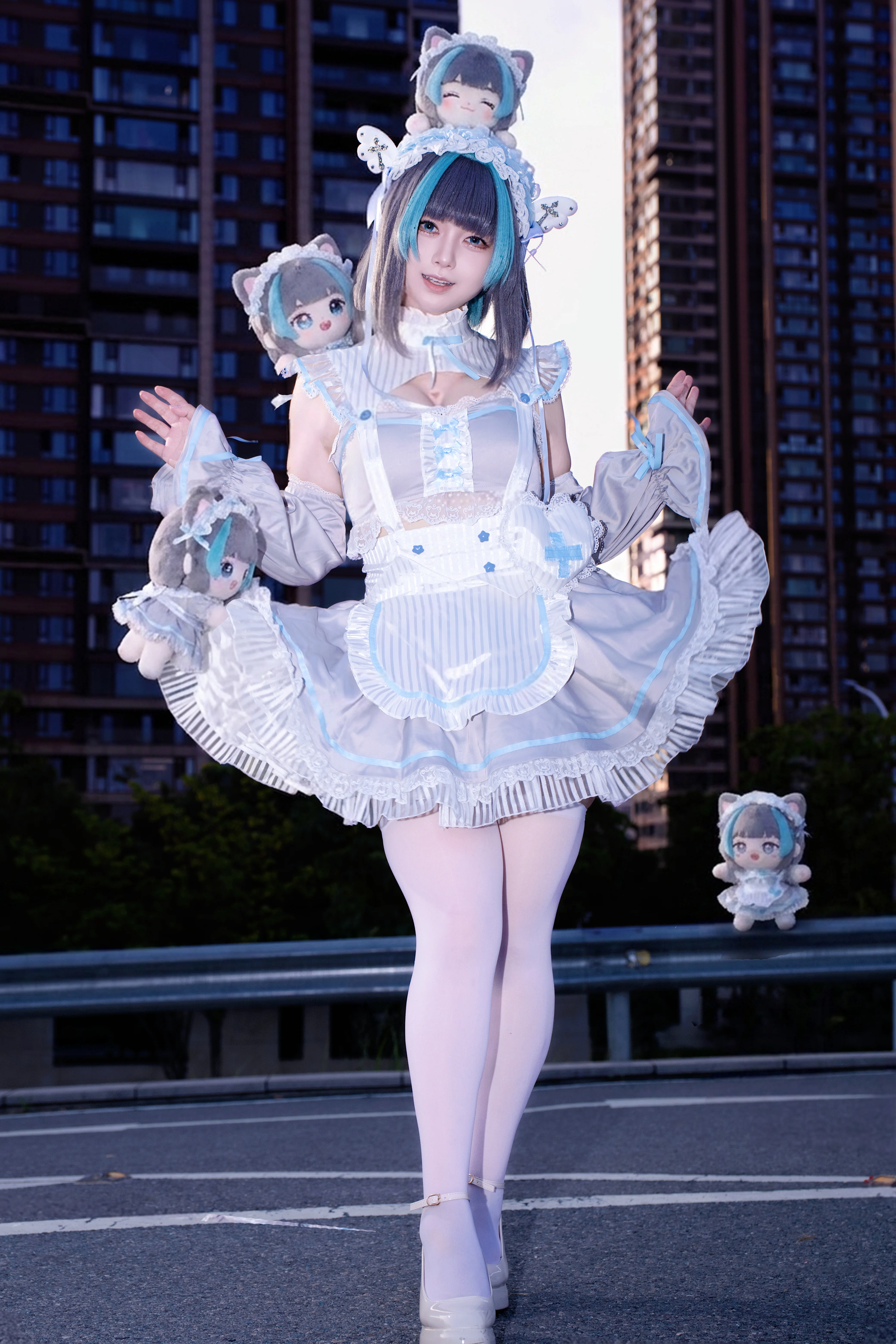 【柴郡cos】碧蓝航线里的猫猫女仆与fufu大军