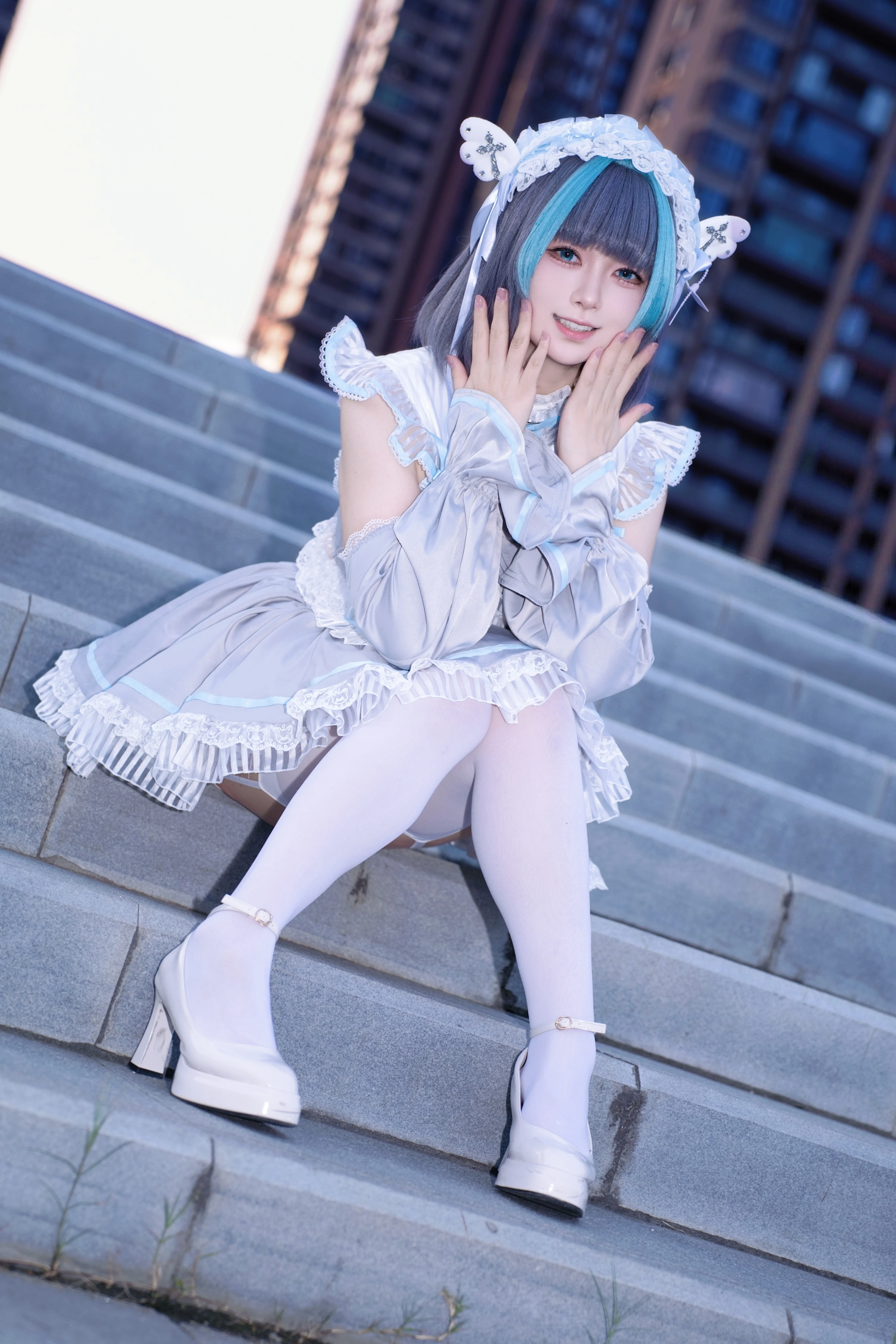 【柴郡cos】碧蓝航线里的猫猫女仆与fufu大军 - 第 4 张