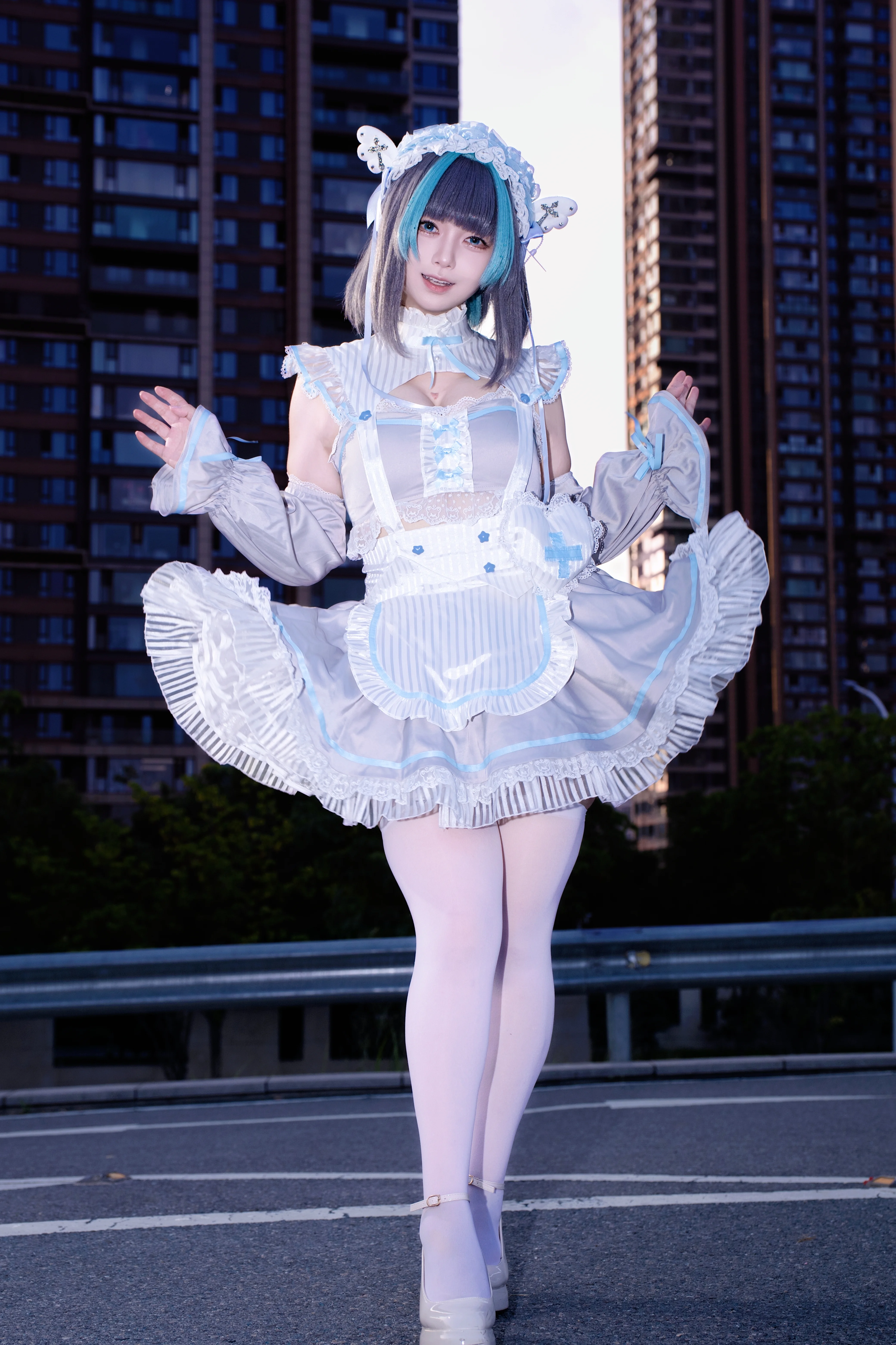 【柴郡cos】碧蓝航线里的猫猫女仆与fufu大军 - 第 5 张