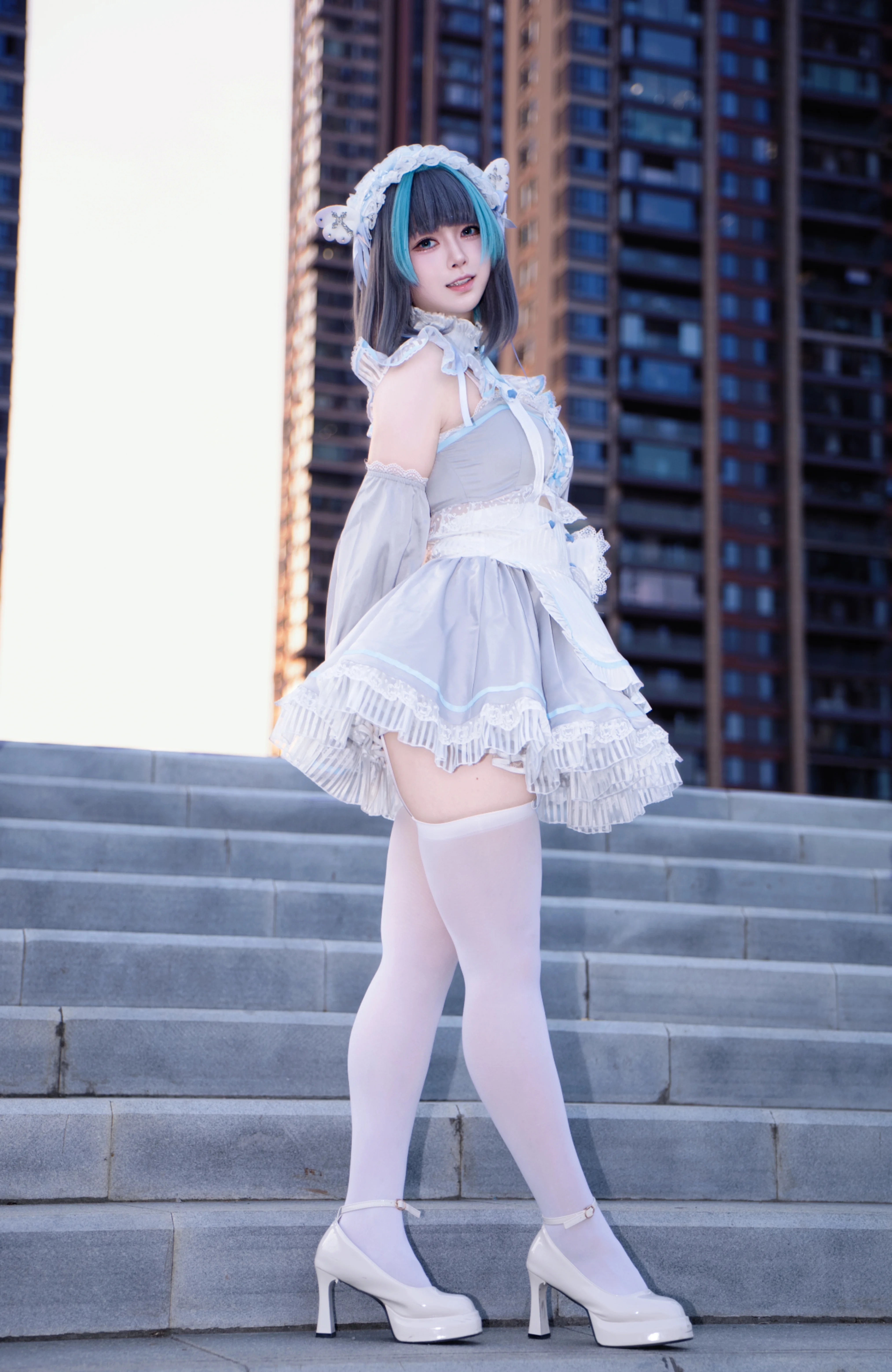 【柴郡cos】碧蓝航线里的猫猫女仆与fufu大军 - 第 6 张