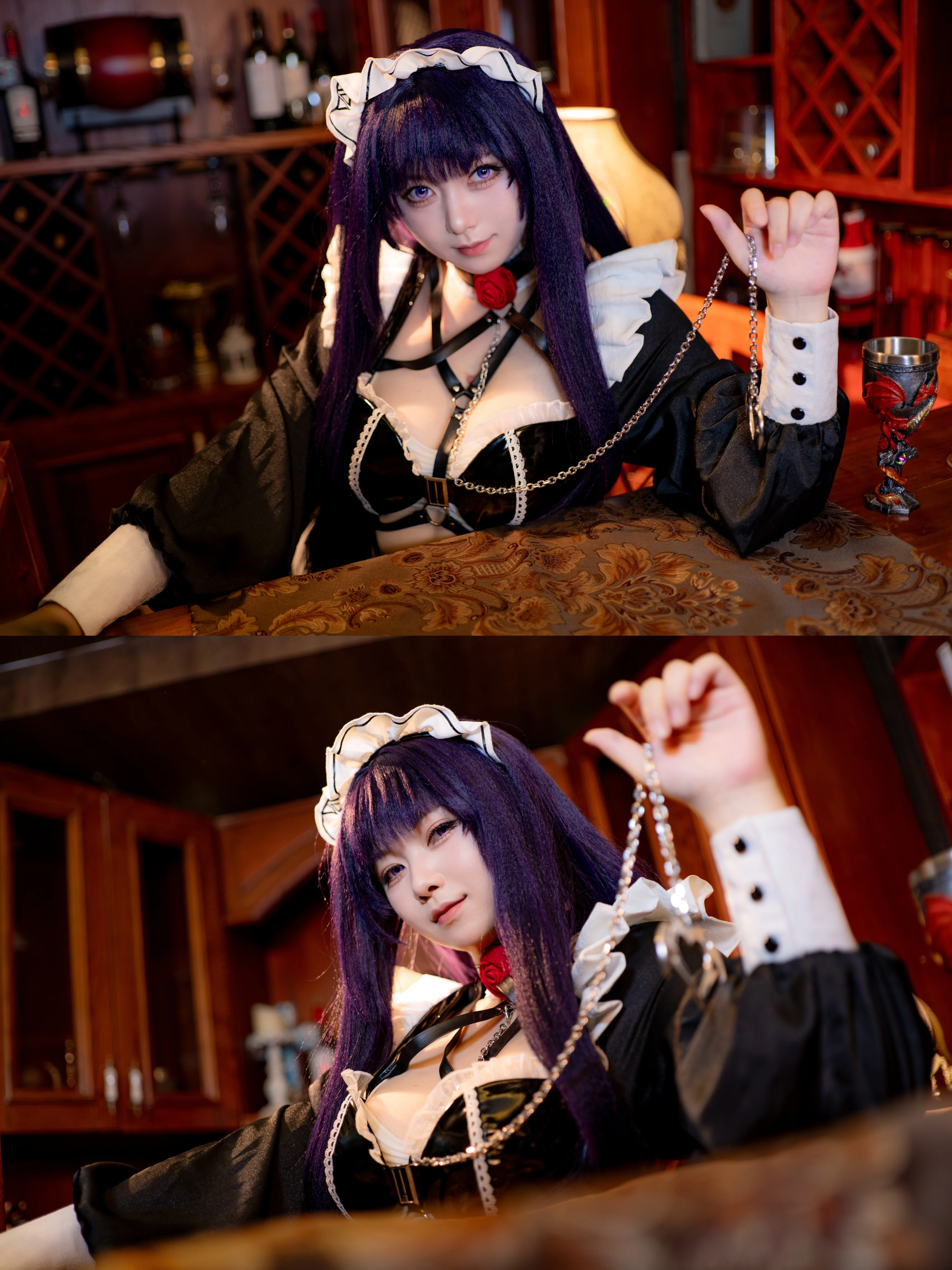 【米哈拉cos】胜利女神NIKKE里的暗黑女仆 - 第 5 张