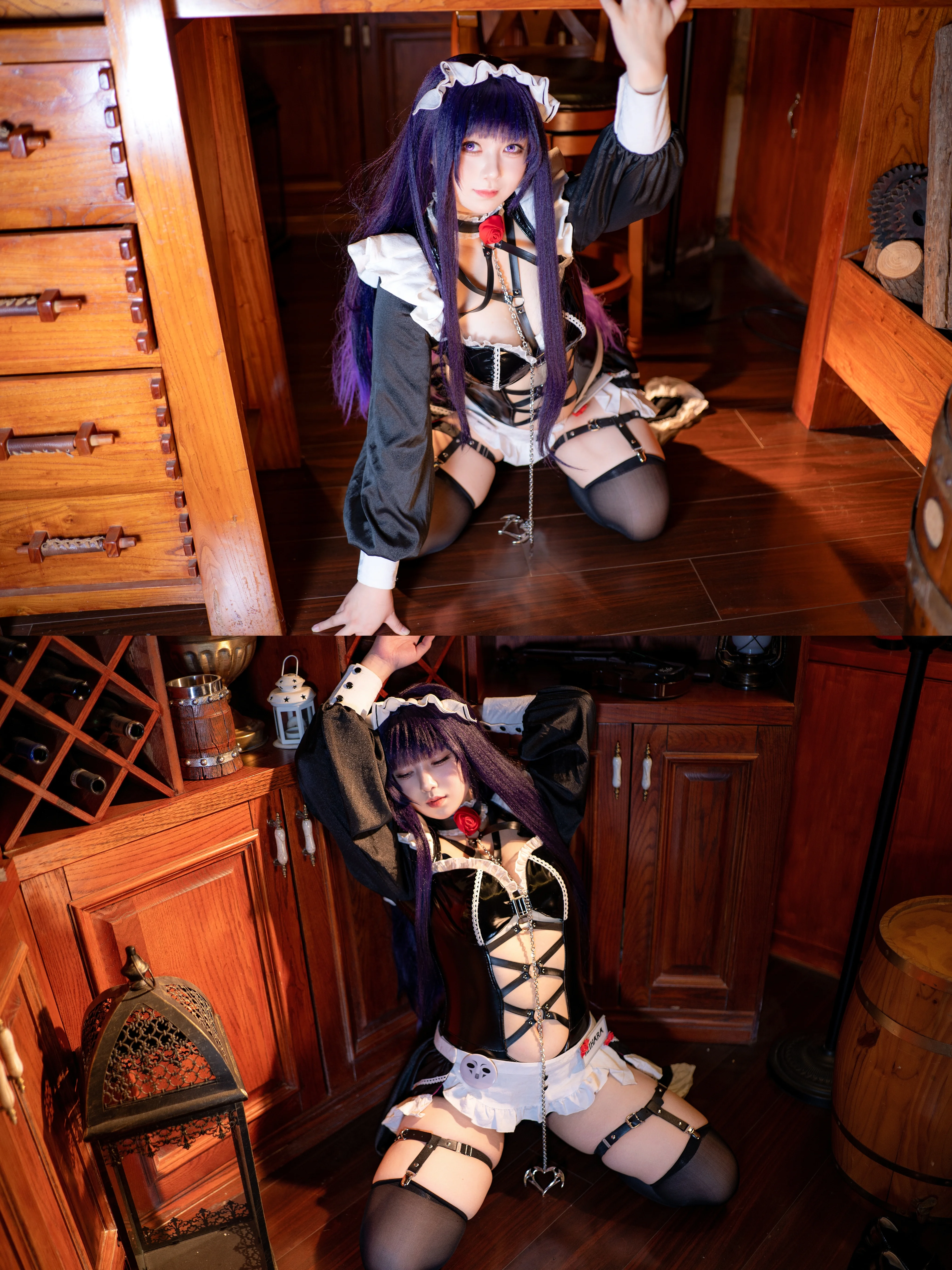 【米哈拉cos】胜利女神NIKKE里的暗黑女仆 - 第 6 张