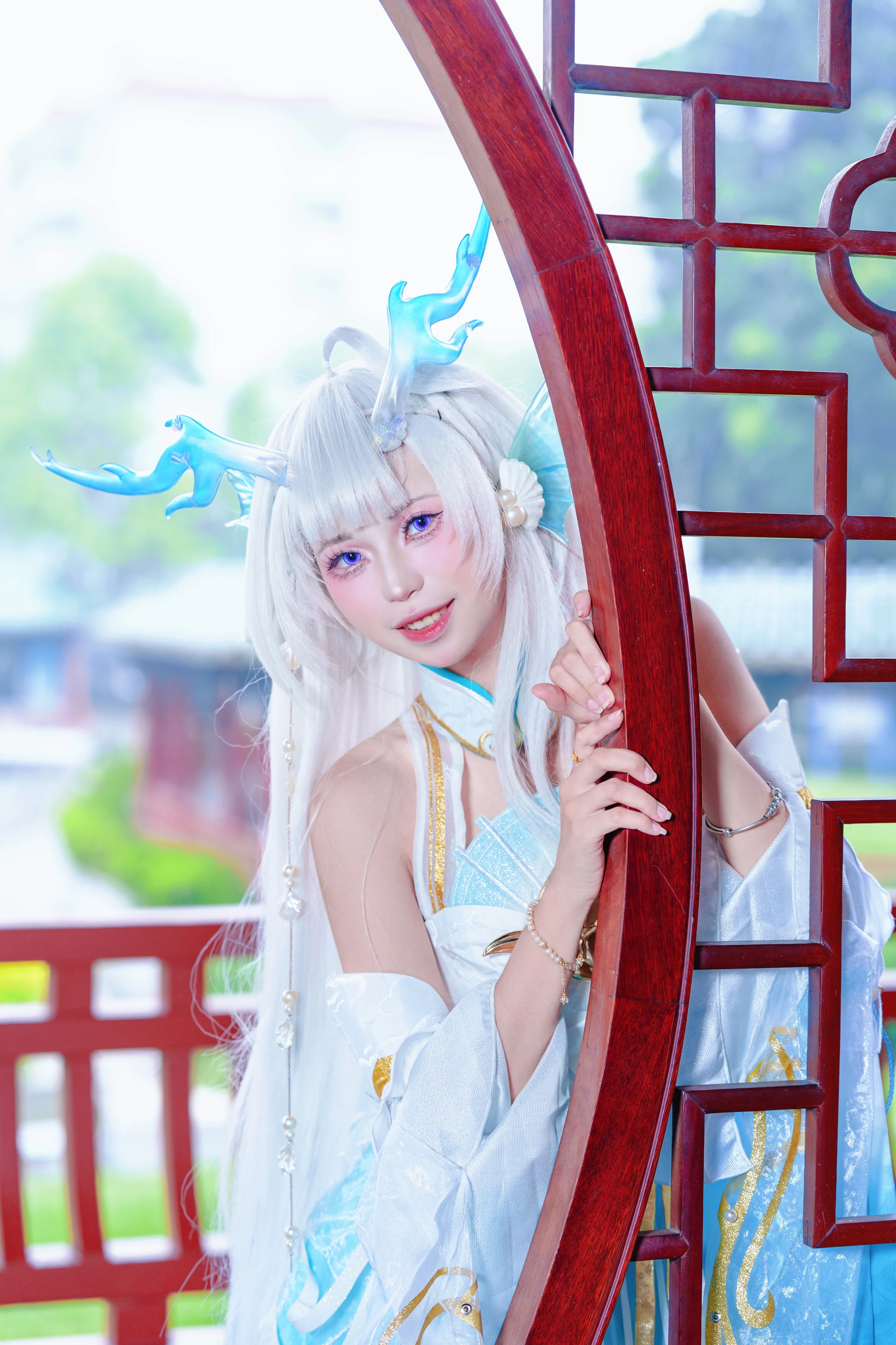 【西施cos】王者荣耀游龙清影，水畔龙吟 - 第 7 张