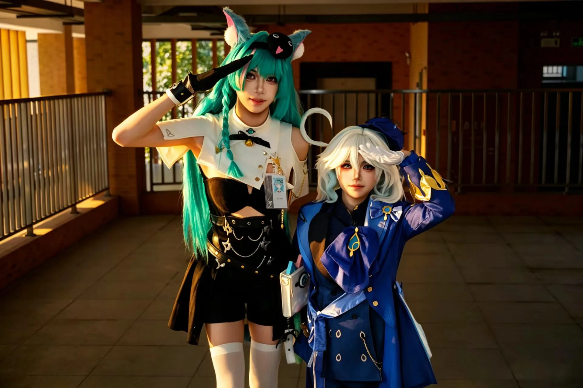 【芙宁娜cos】跨次元的互动，与薄荷开启日常 - 第2张