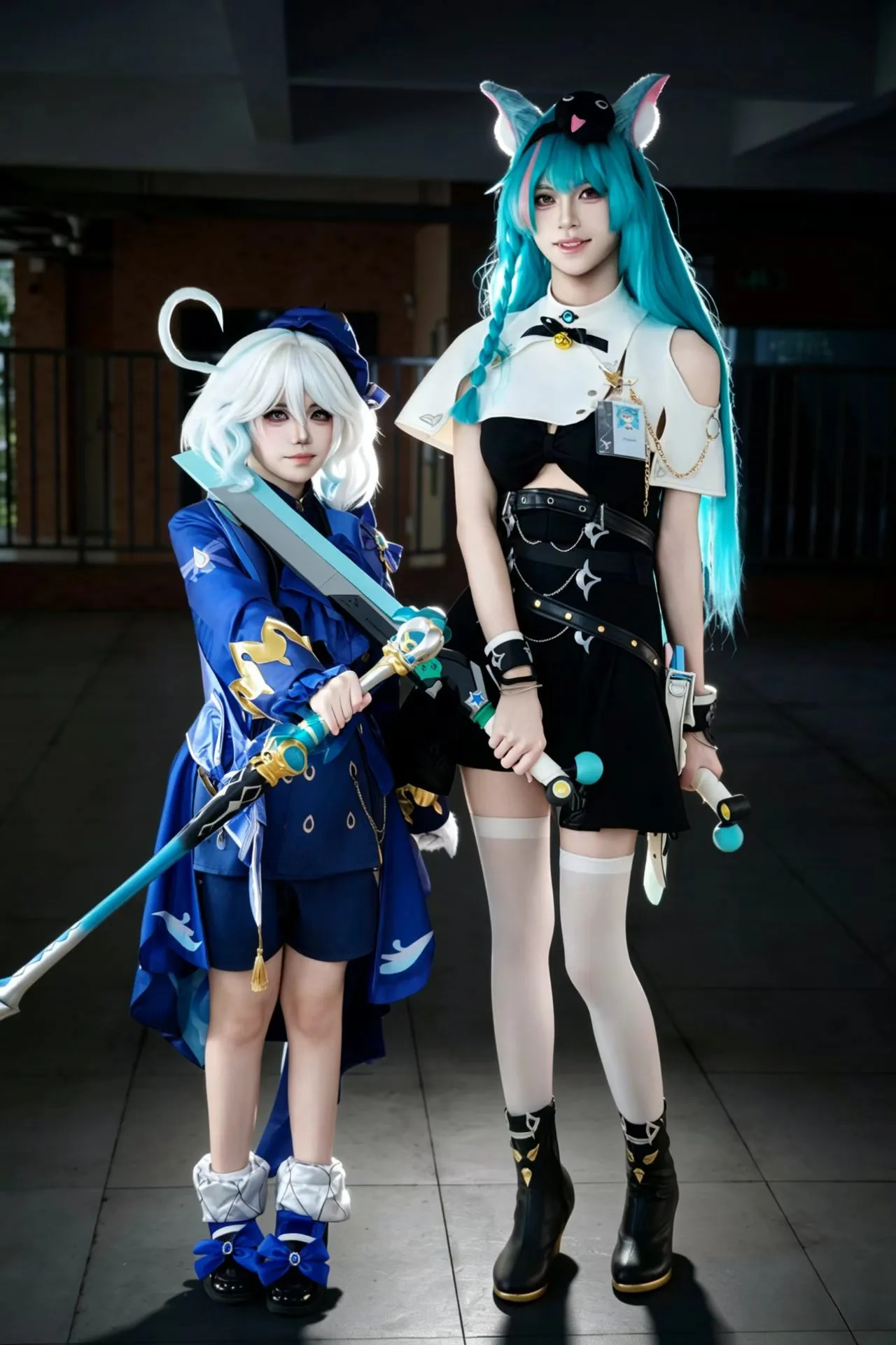【芙宁娜cos】跨次元的互动，与薄荷开启日常 - 第4张