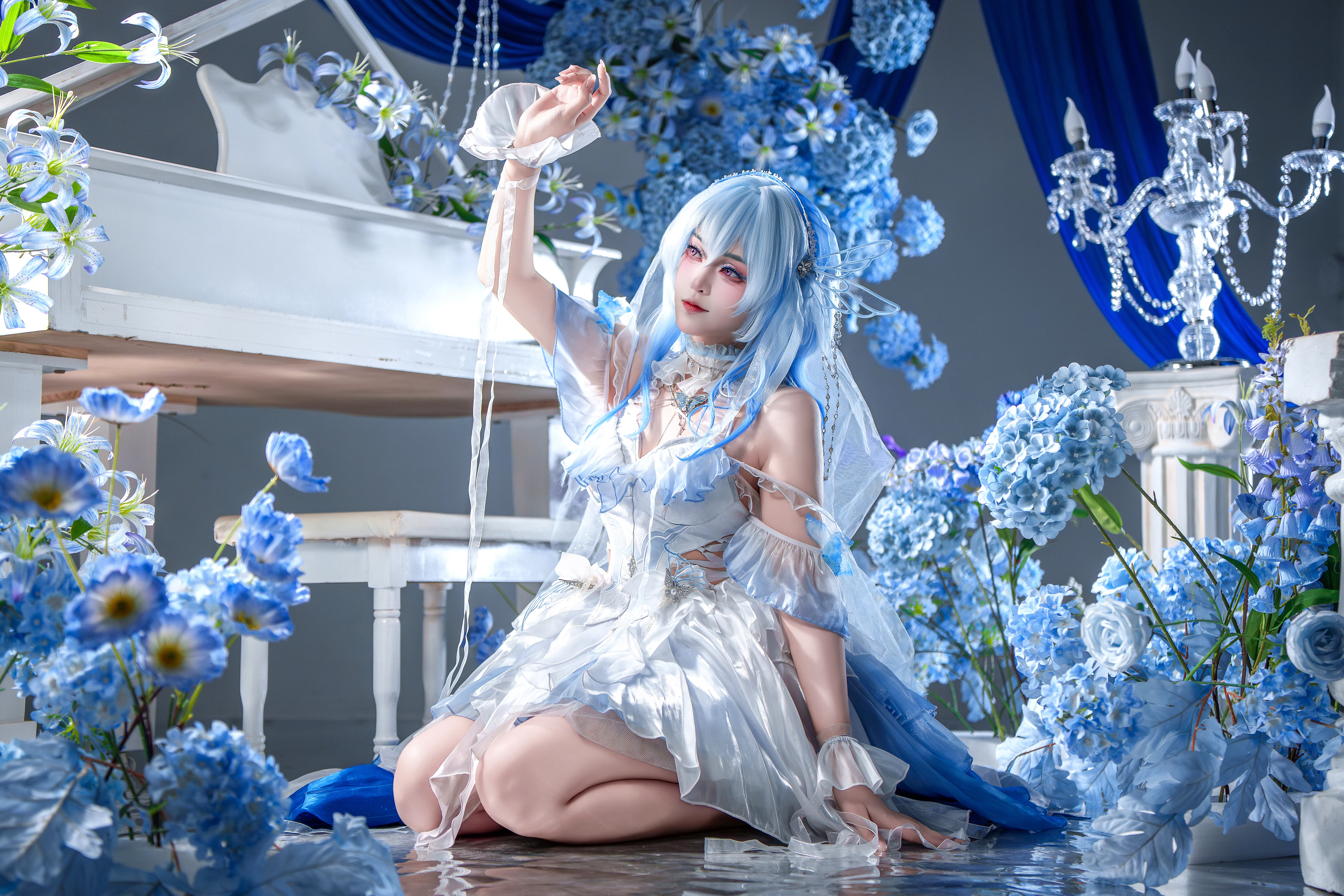 【守岸人cos】鸣潮中的深蓝梦境守护 - 第 3 张