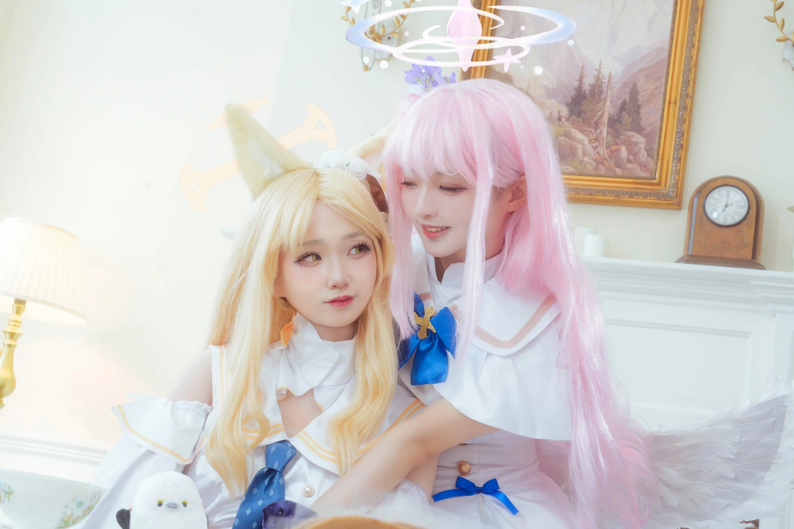 【圣园未花cos】蔚蓝档案圣三一茶话会 - 第 5 张