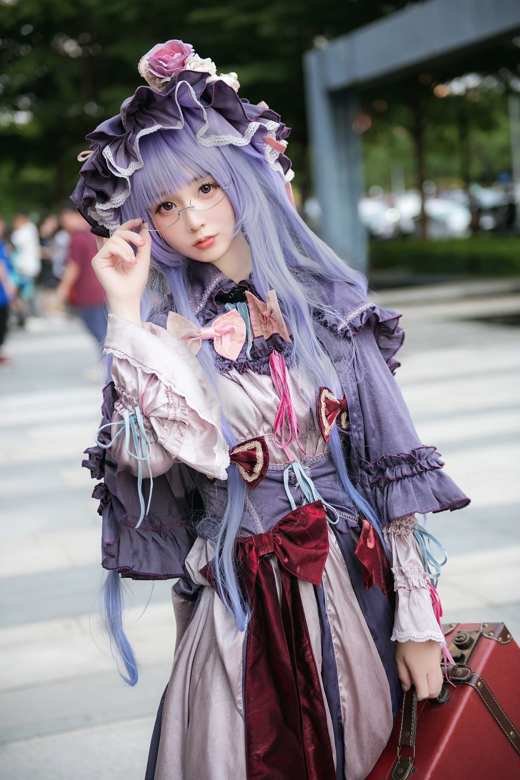 [Patchouli cosplay] Carrying a Small Book and a Suitcase: Weekend Convention Outing Log of Mukyu - Image 1
