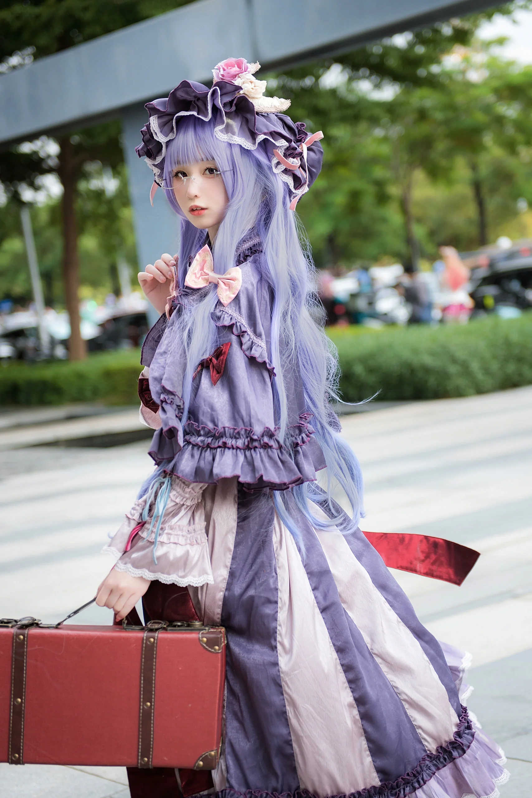 [Patchouli cosplay] Carrying a Small Book and a Suitcase: Weekend Convention Outing Log of Mukyu - Image 2