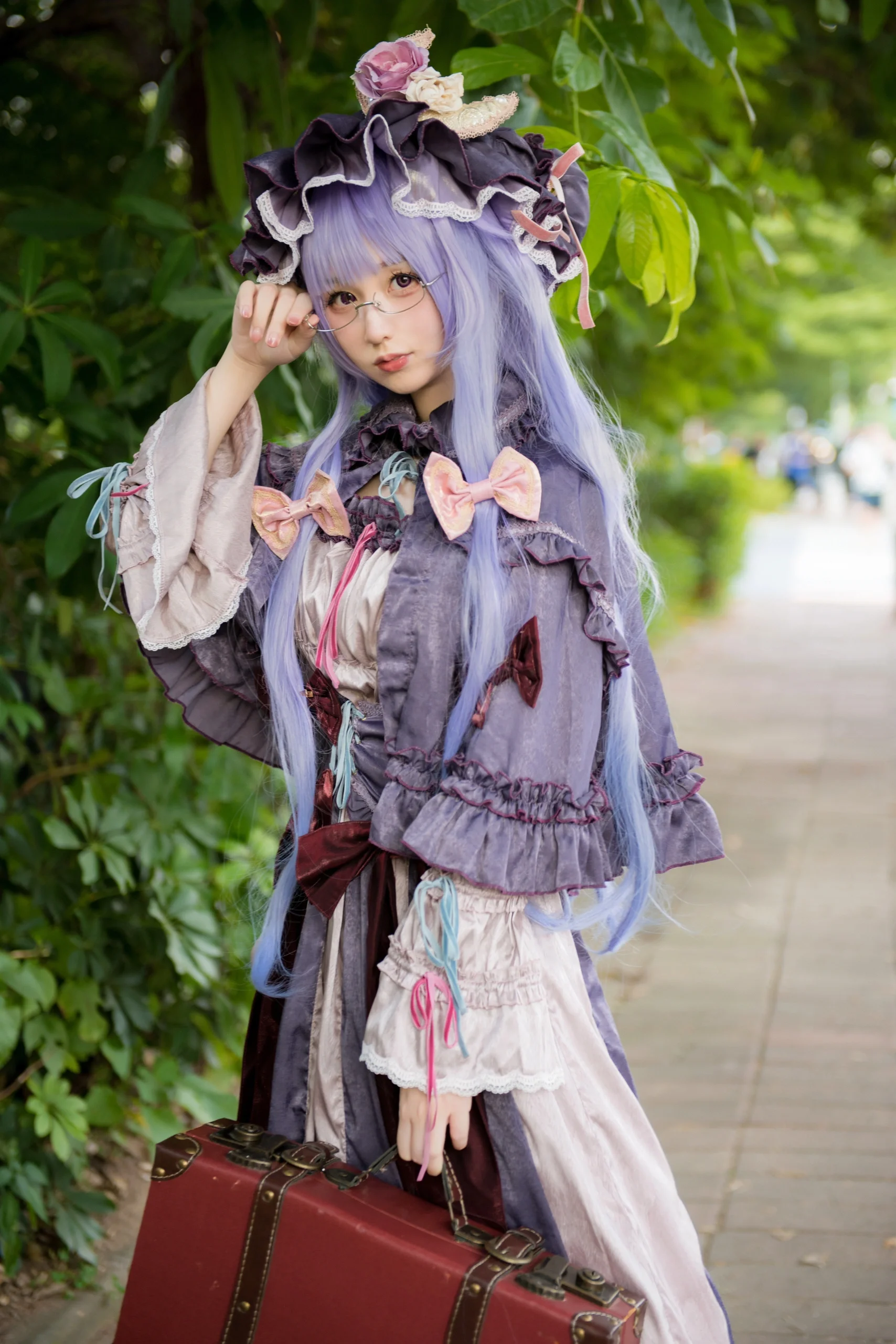 [Patchouli cosplay] Carrying a Small Book and a Suitcase: Weekend Convention Outing Log of Mukyu - Image 5