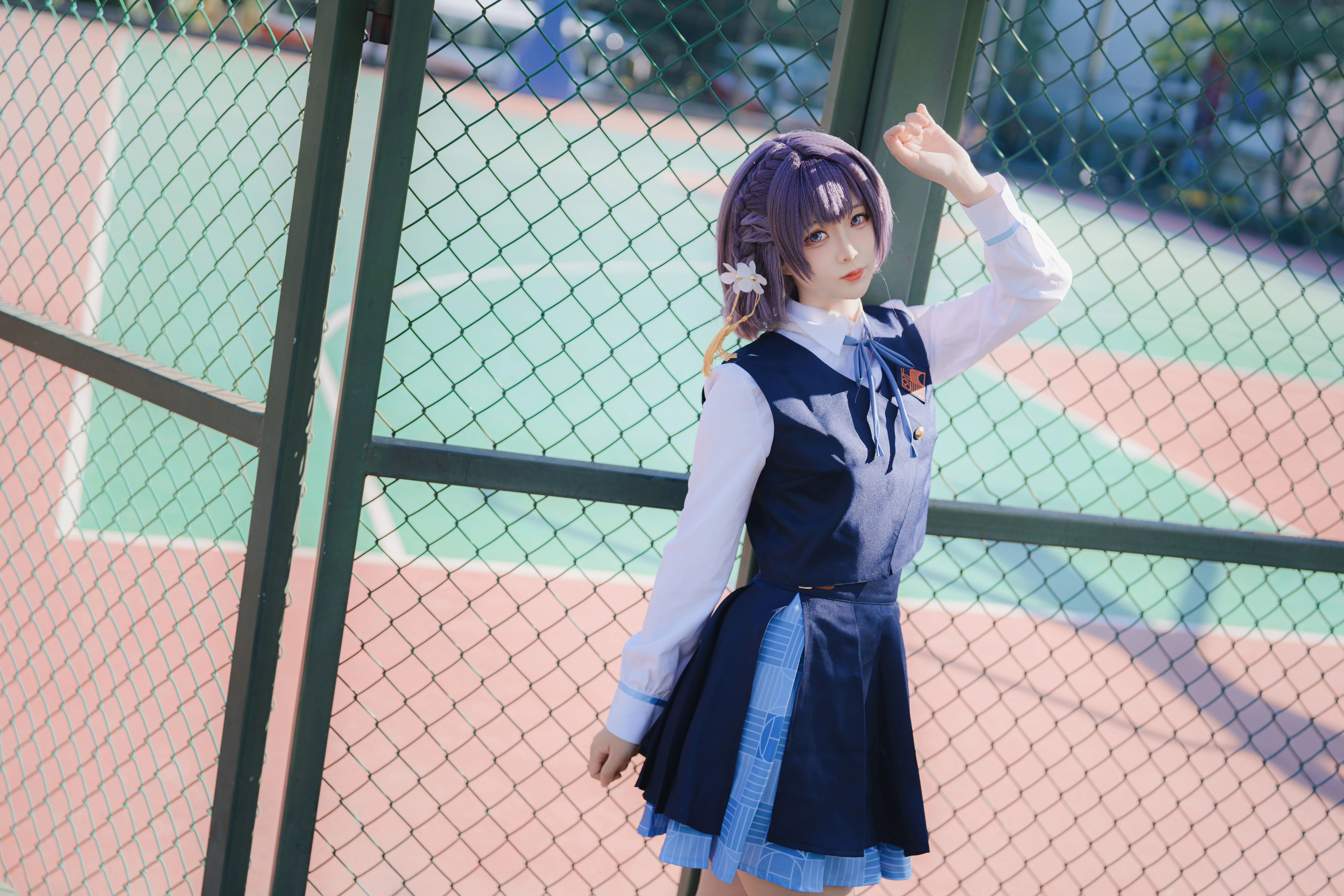 【秦谷美铃cos】捕捉学园偶像大师中重力系的清冷气质 - 第3张