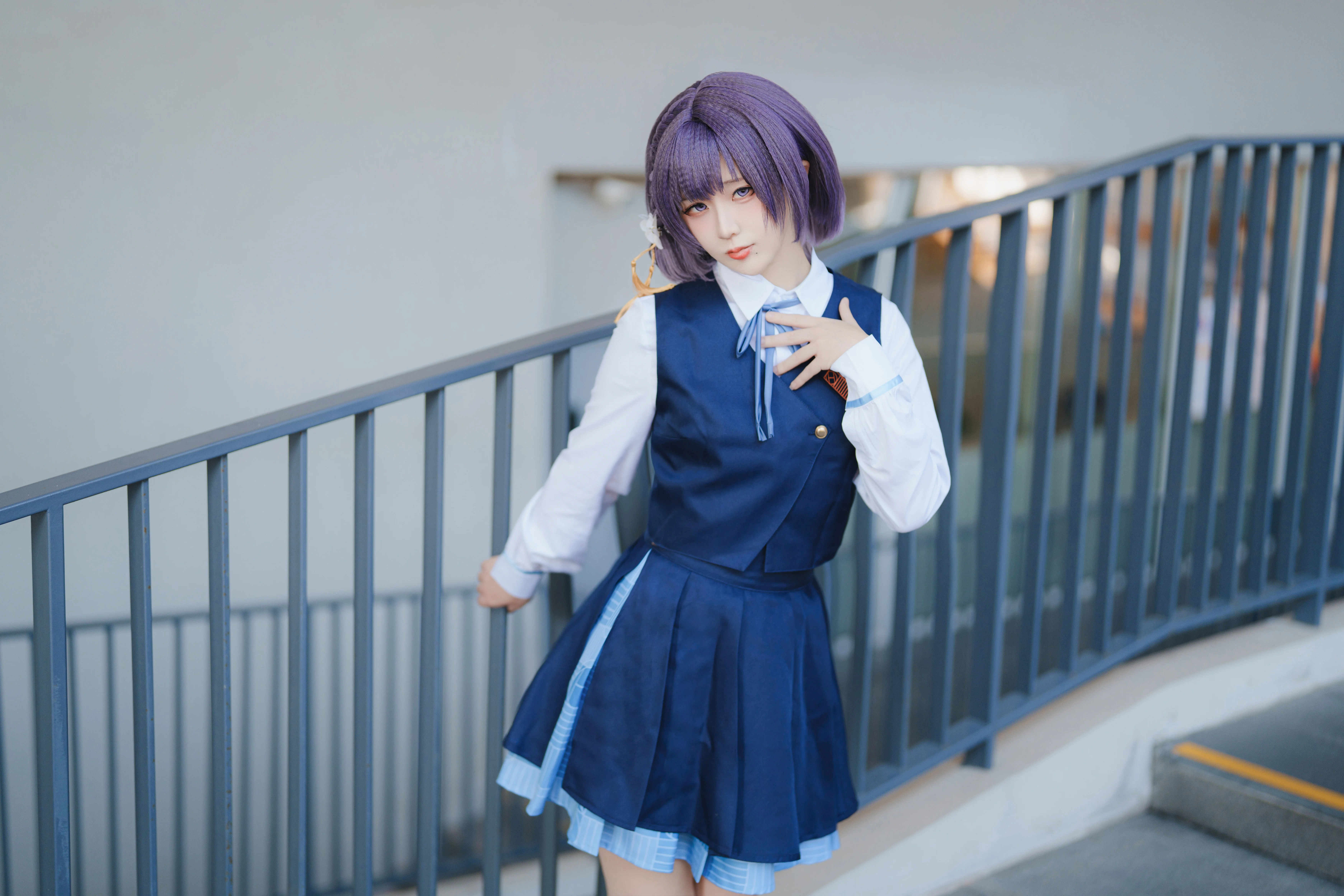 【秦谷美铃cos】学园偶像大师的日常，尝试还原这份元气 - 第 2 张