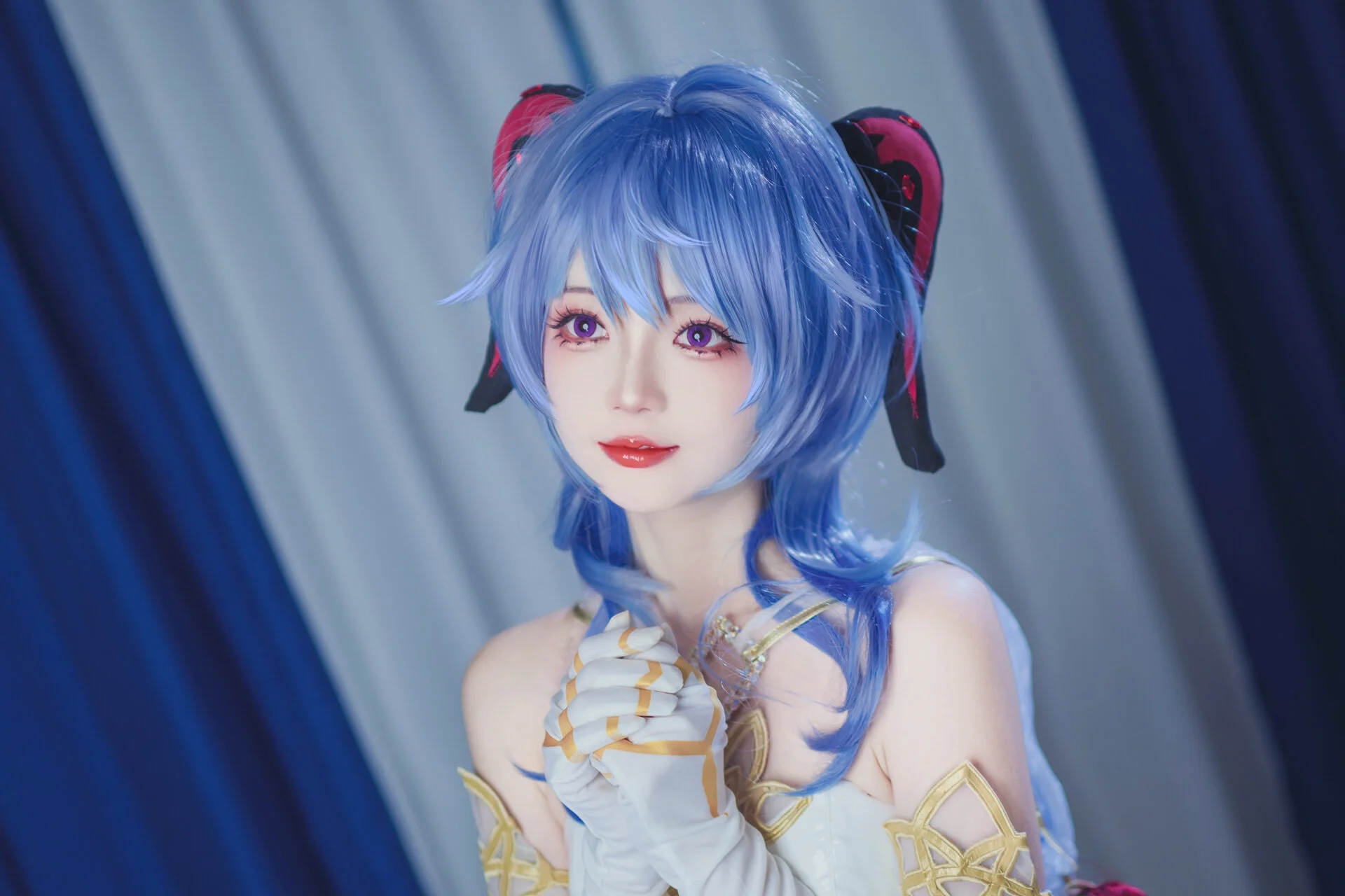【甘雨cos】浅蓝发丝，眼底的星河 - 第 3 张