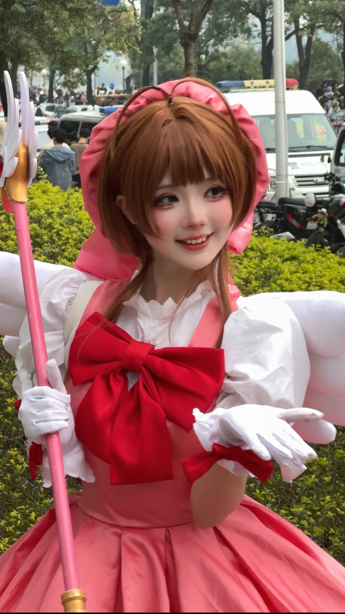 【木之本樱cos】魔卡少女樱的粉色魔法，三天漫展三套妆造