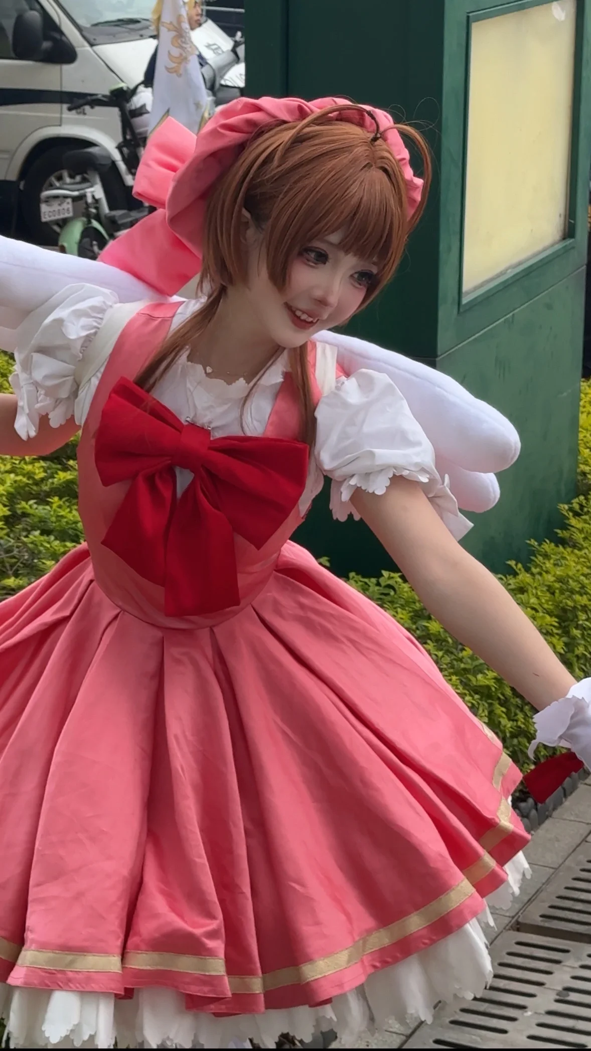 【木之本樱cos】魔卡少女樱的粉色魔法，三天漫展三套妆造 - 第 4 张