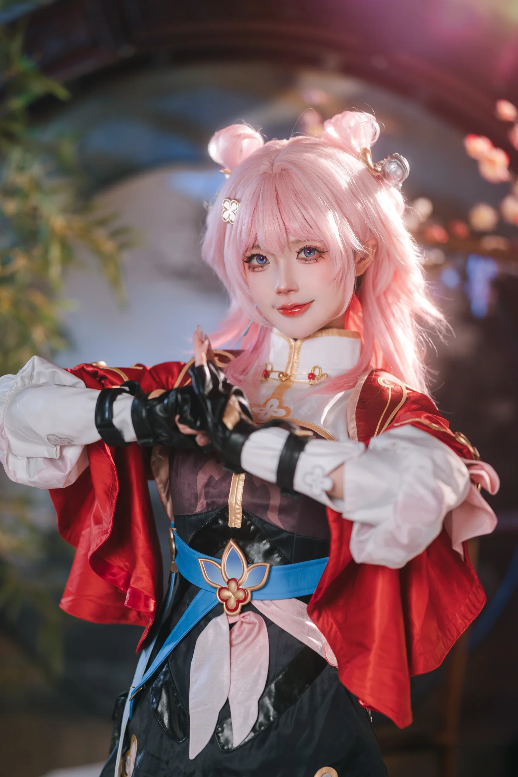 【三月七cos】崩坏星穹铁道里的小三月邀你过两招 - 第 7 张
