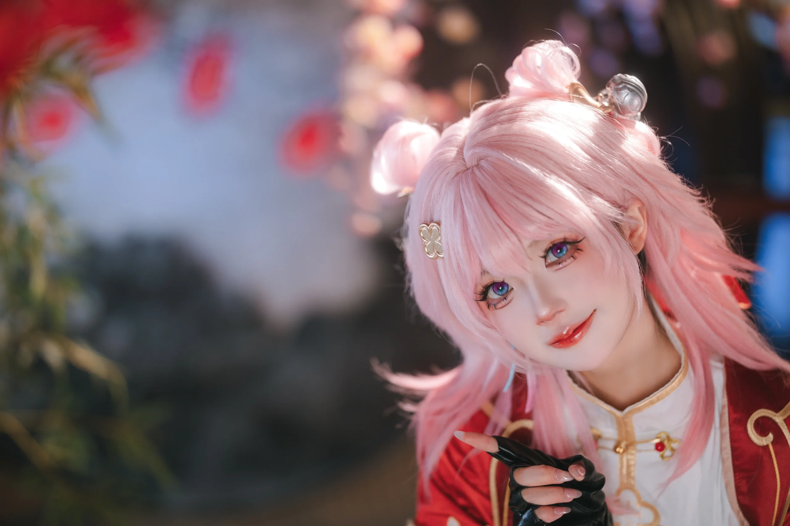 【三月七cos】崩坏星穹铁道里的小三月邀你过两招 - 第 8 张