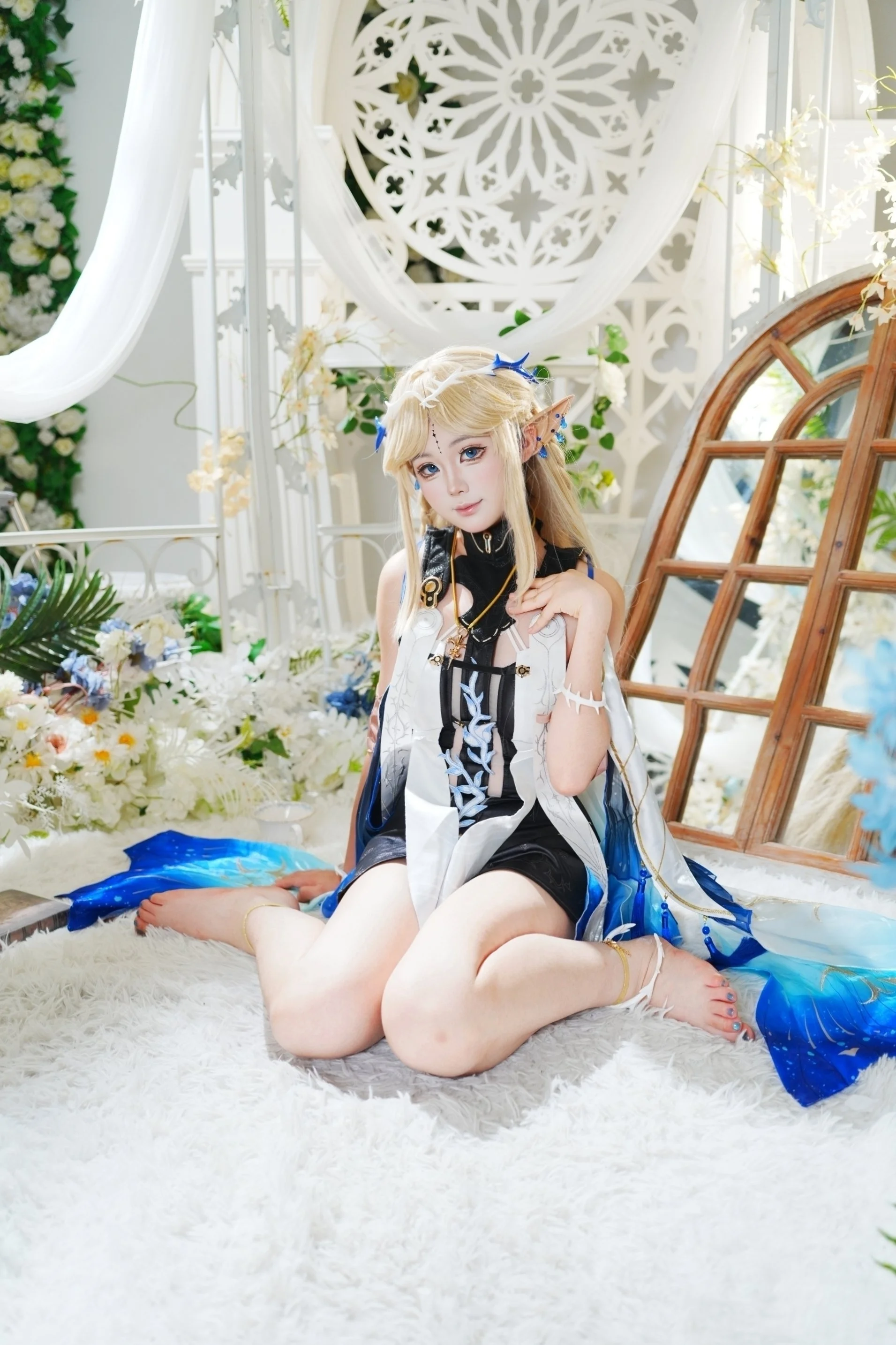 【卡提希婭cos】鳴潮的聖女，聖潔與靜謐之姿 - 第 1 張