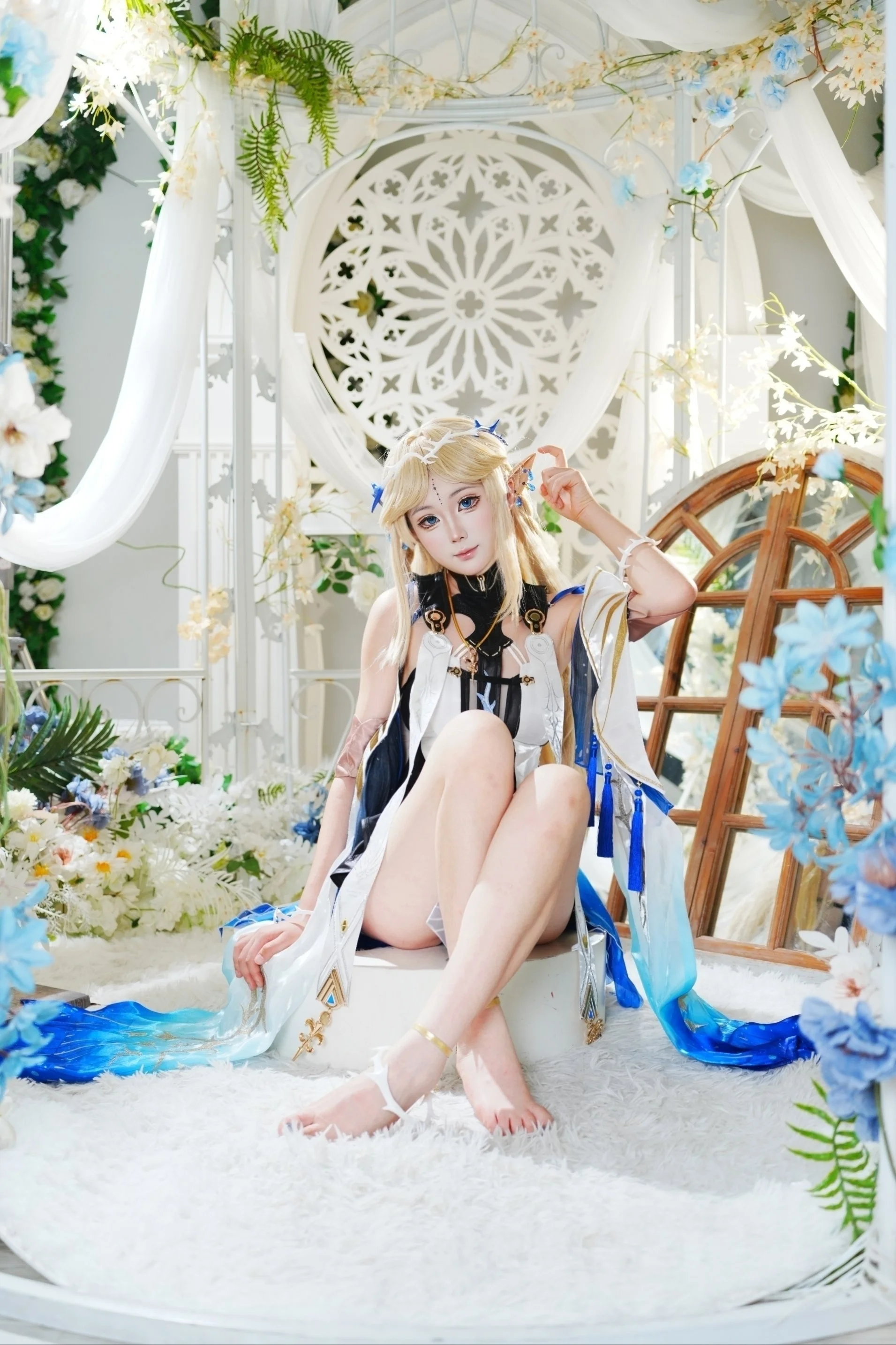 【卡提希婭cos】鳴潮的聖女，聖潔與靜謐之姿