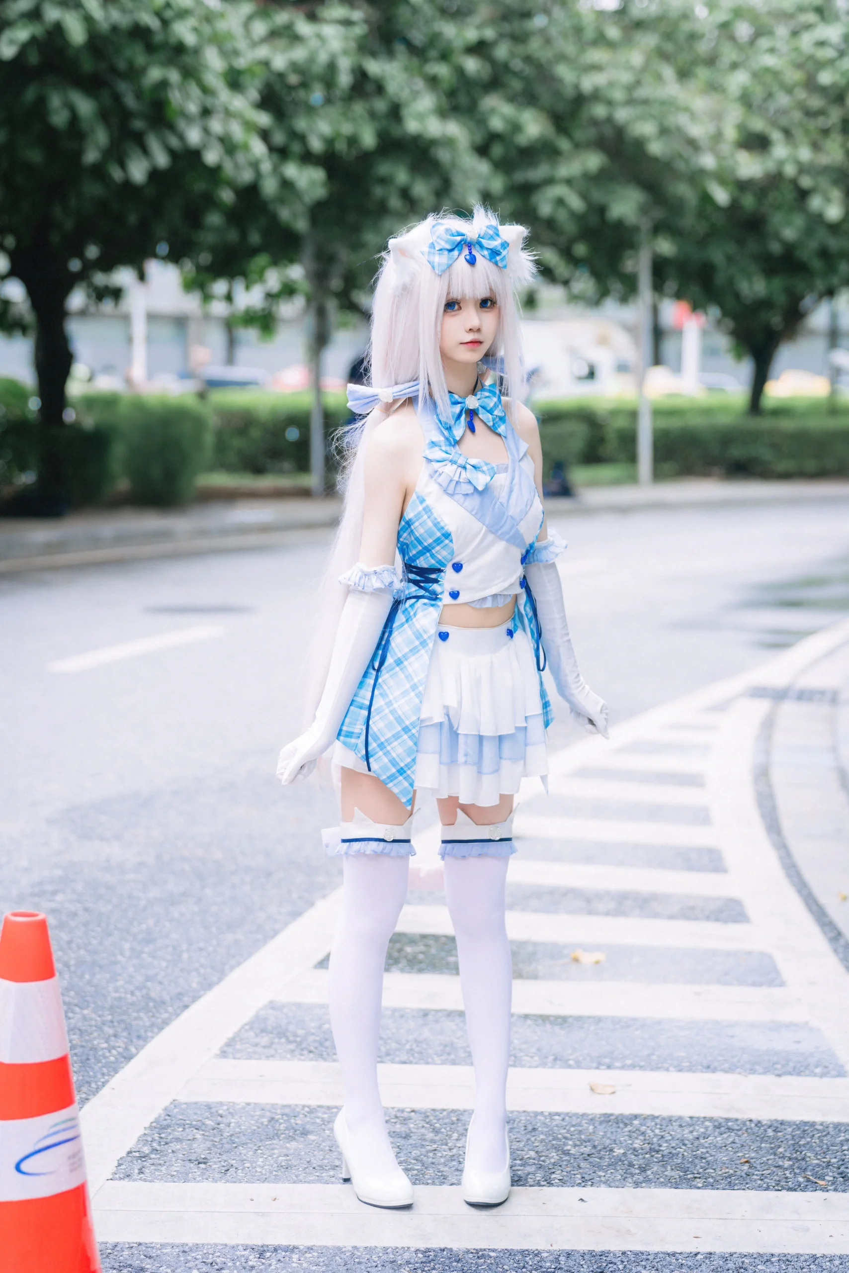 【香子兰cos】巧克力与香子兰的猫娘打歌服，漫展外景记录 - 第 2 张