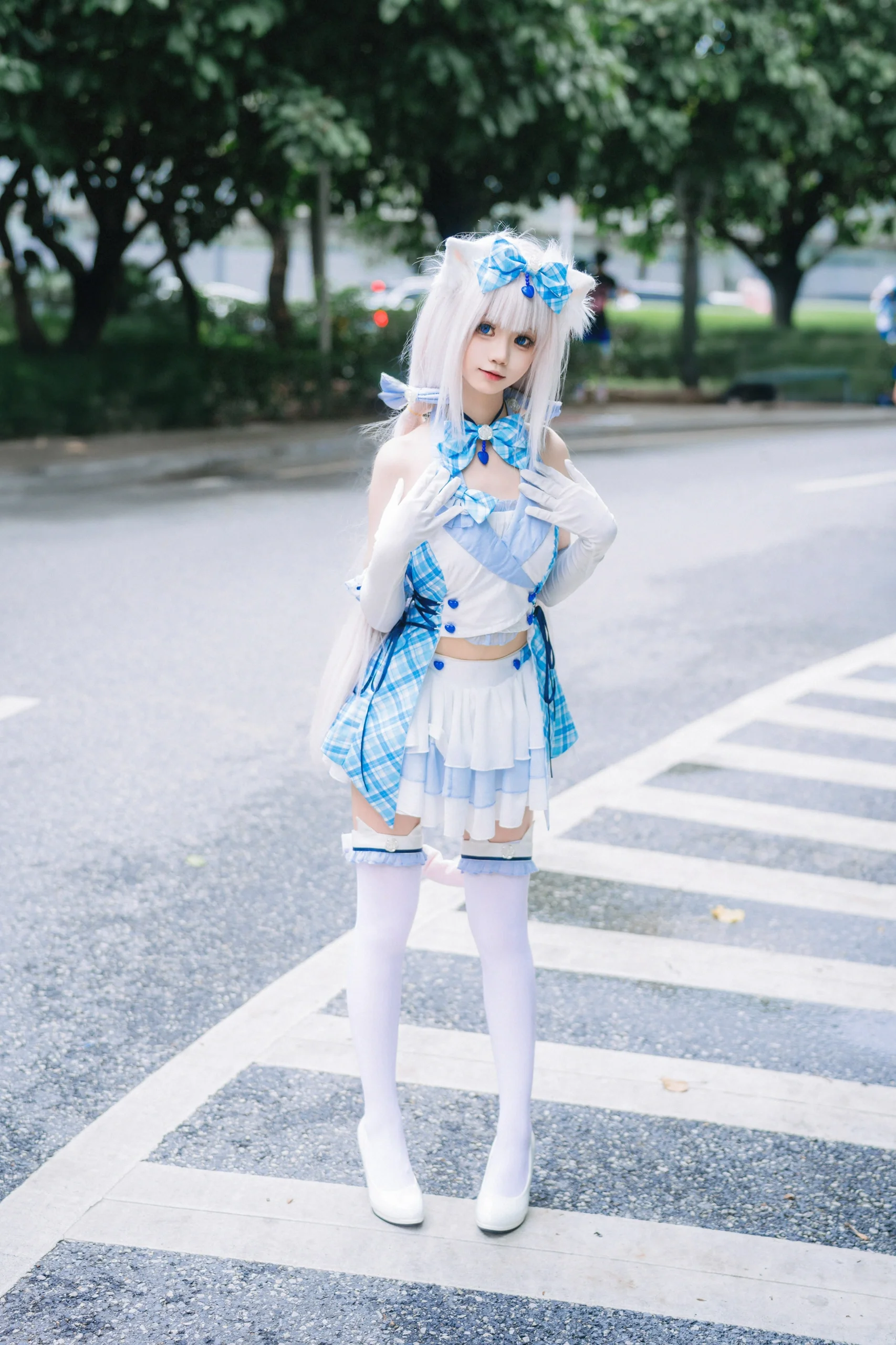 【香子兰cos】巧克力与香子兰的猫娘打歌服，漫展外景记录 - 第 3 张