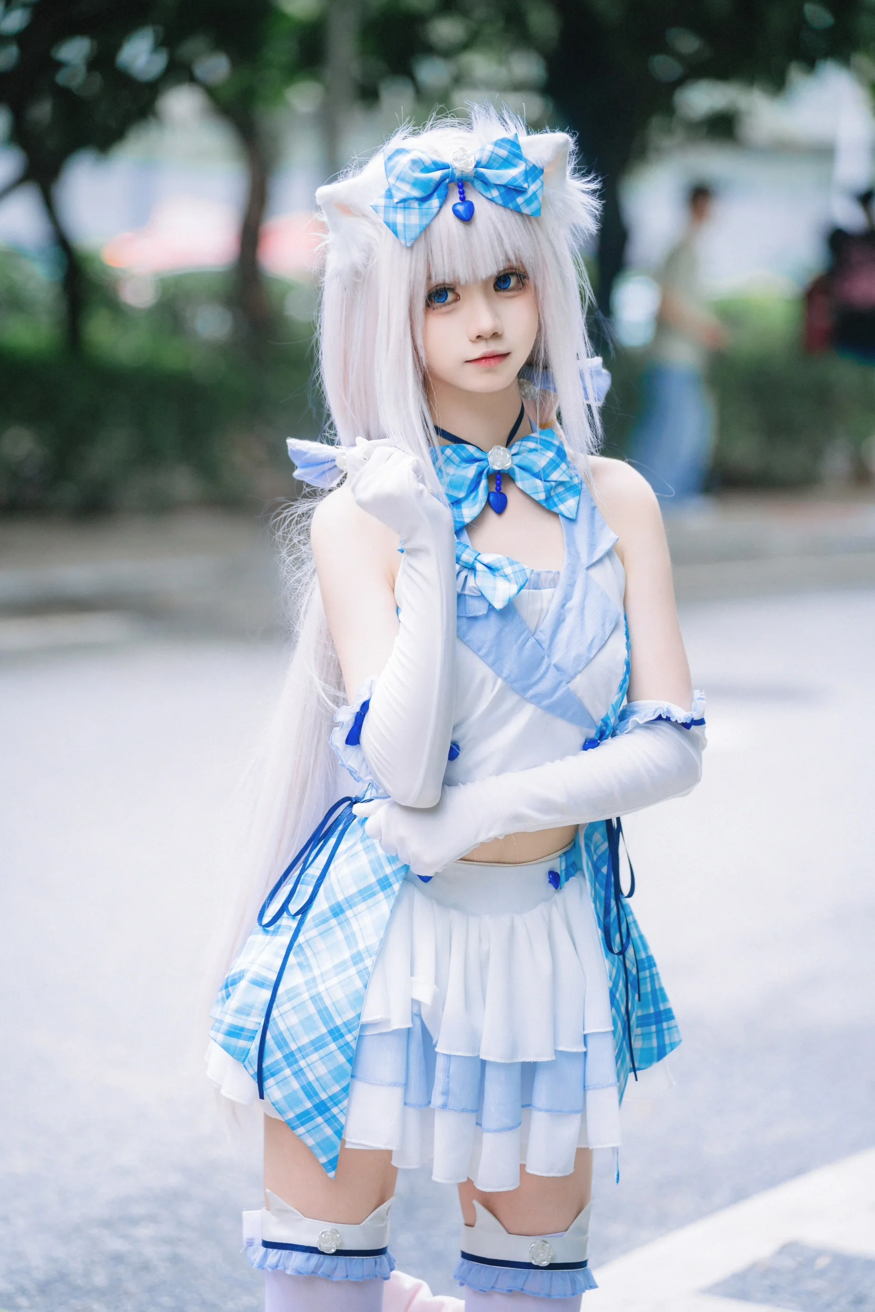 【香子蘭cos】巧克力與香子蘭的貓娘打歌服，漫展外景記錄