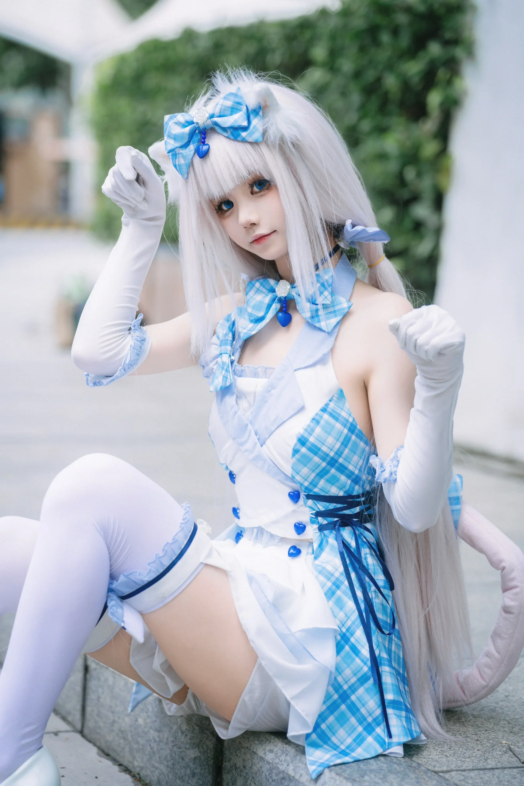 【香子兰cos】巧克力与香子兰的猫娘打歌服，漫展外景记录 - 第 5 张