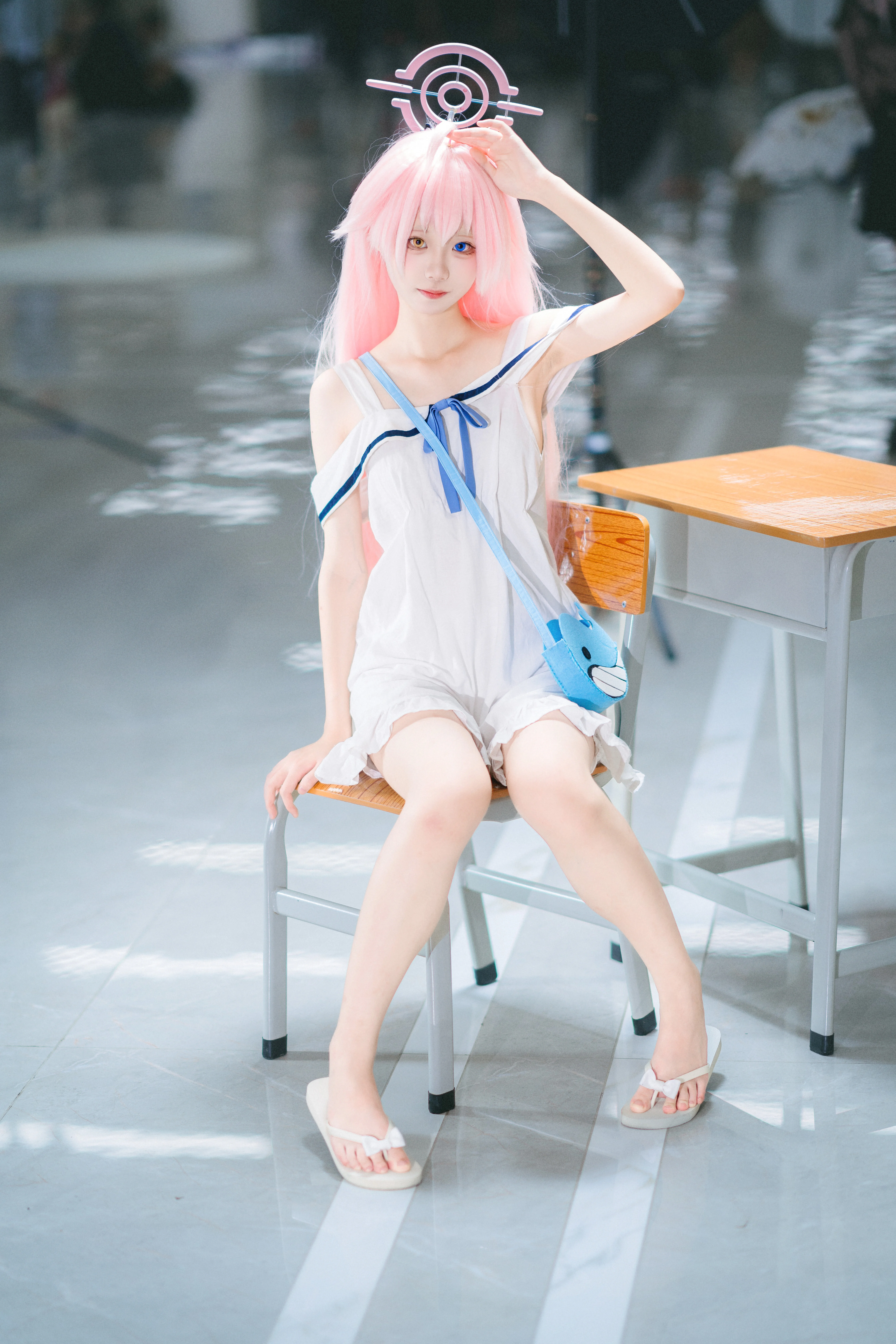 【小鸟游星野cos】蔚蓝档案泳装版，慵懒夏日气息