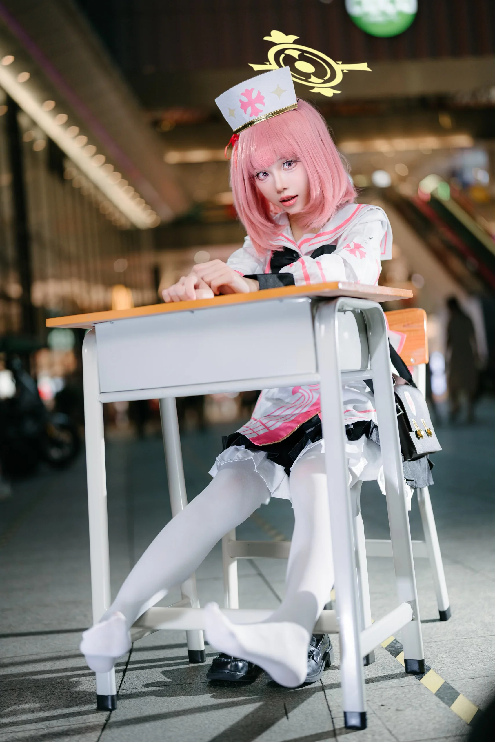 【芹娜cos】蔚藍檔案裡的三一綜合學園小護士來啦 - 第 7 張