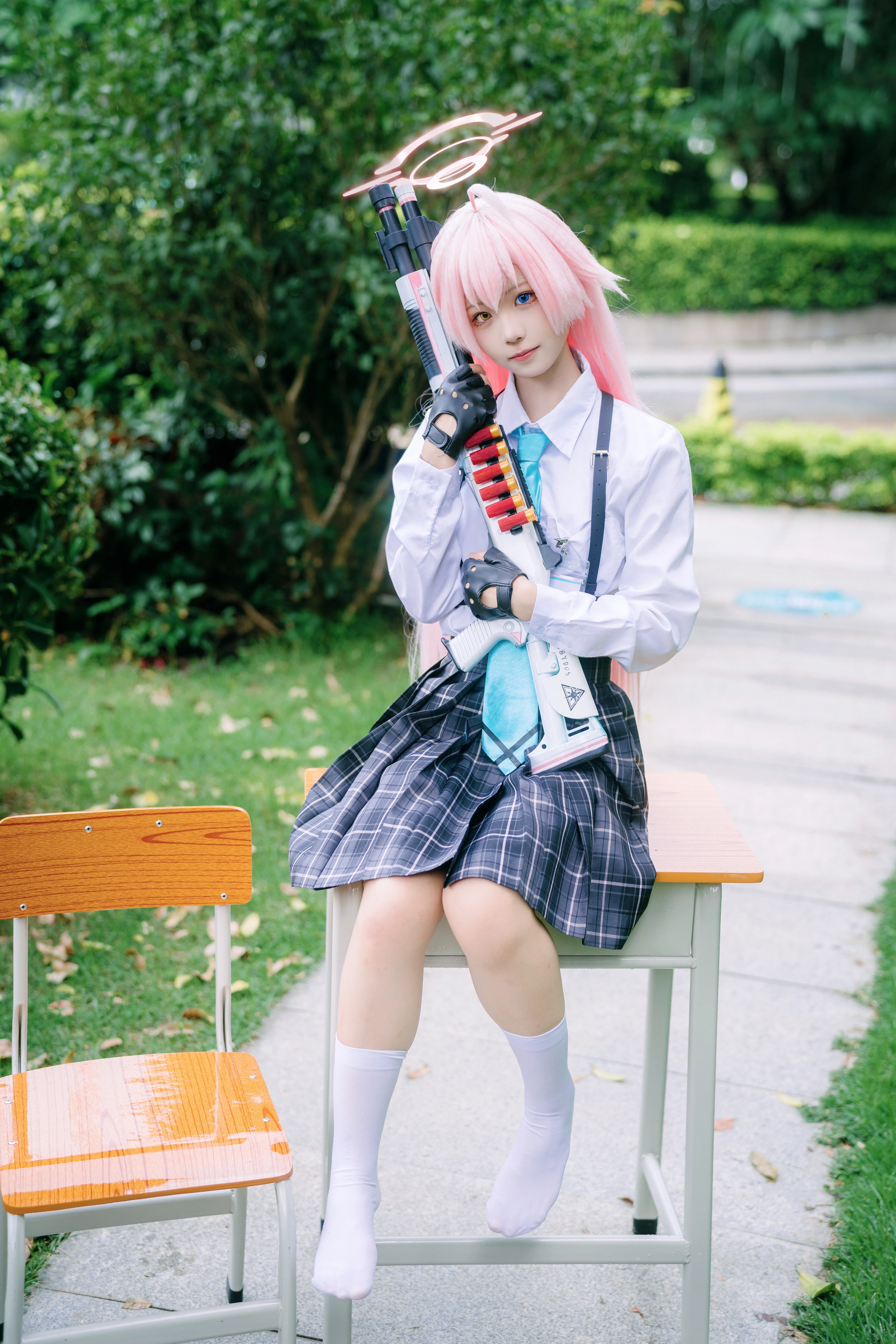 【小鸟游星野cos】蔚蓝档案里的阿拜多斯日常