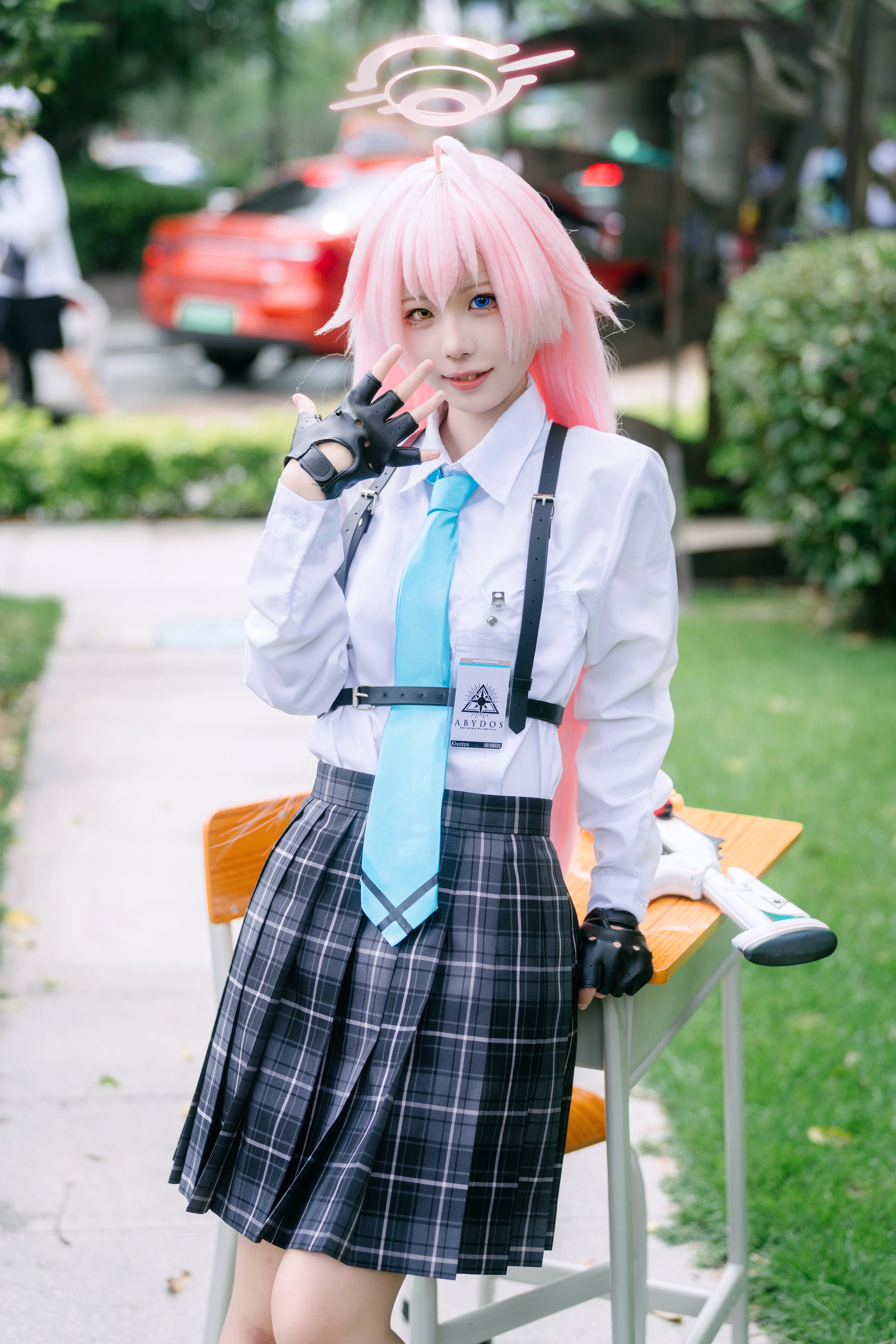 【小鸟游星野cos】蔚蓝档案里的阿拜多斯日常 - 第 5 张
