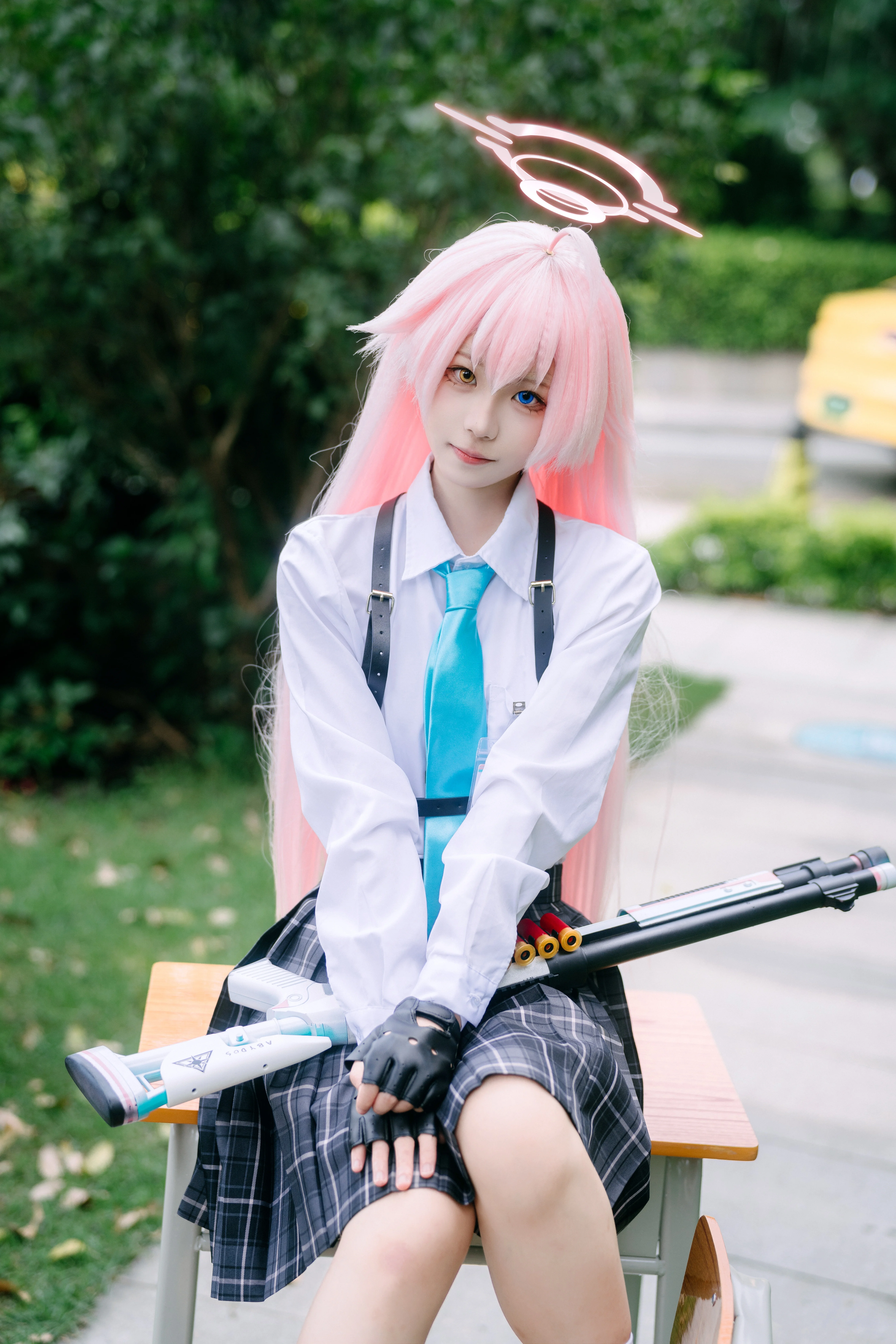 【小鸟游星野cos】蔚蓝档案里的阿拜多斯日常 - 第 6 张