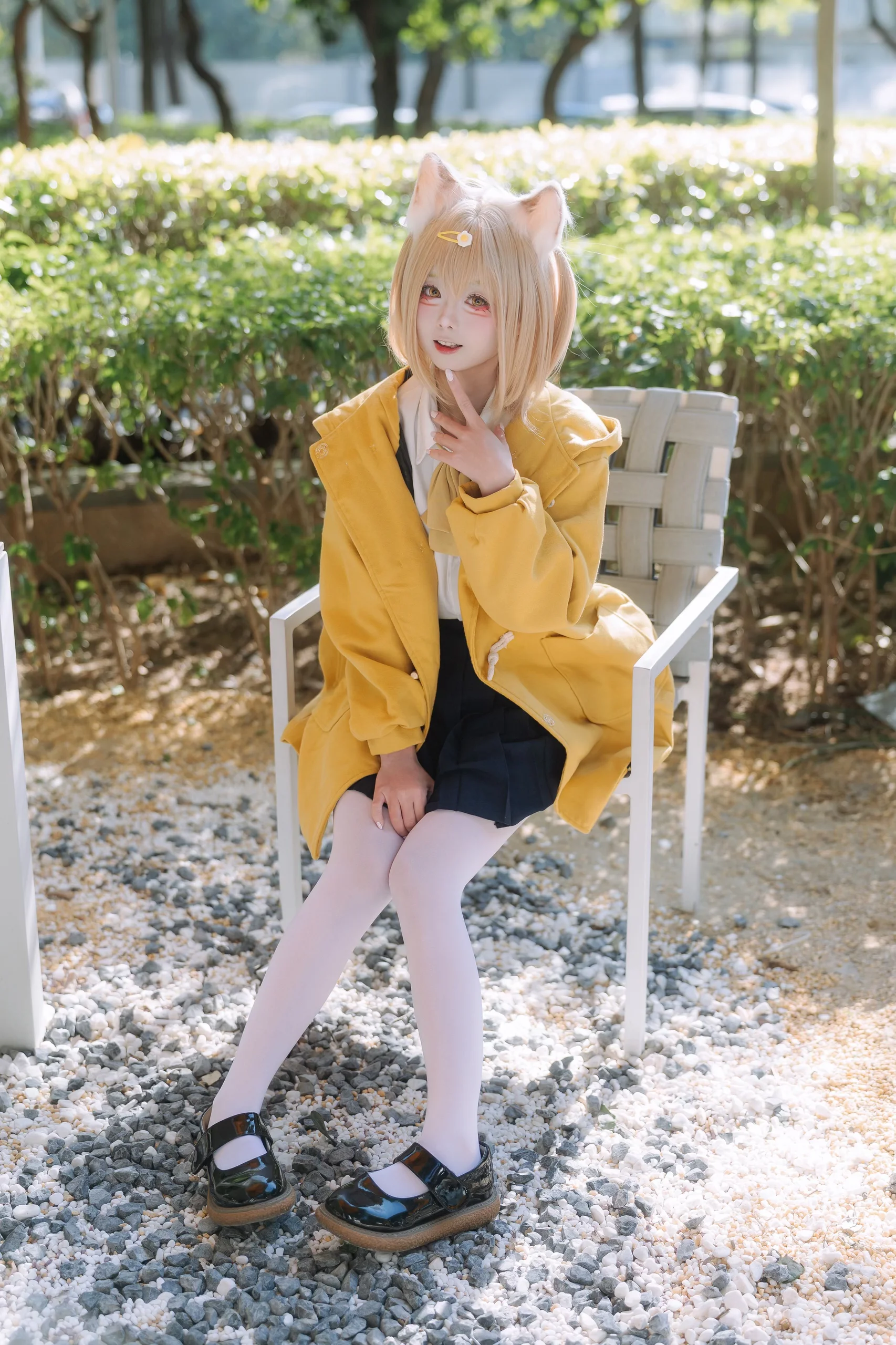 [Orange JK Uniform Set and Dappled Light Outdoor Shoot at Firefly ACG Expo] - Image 1