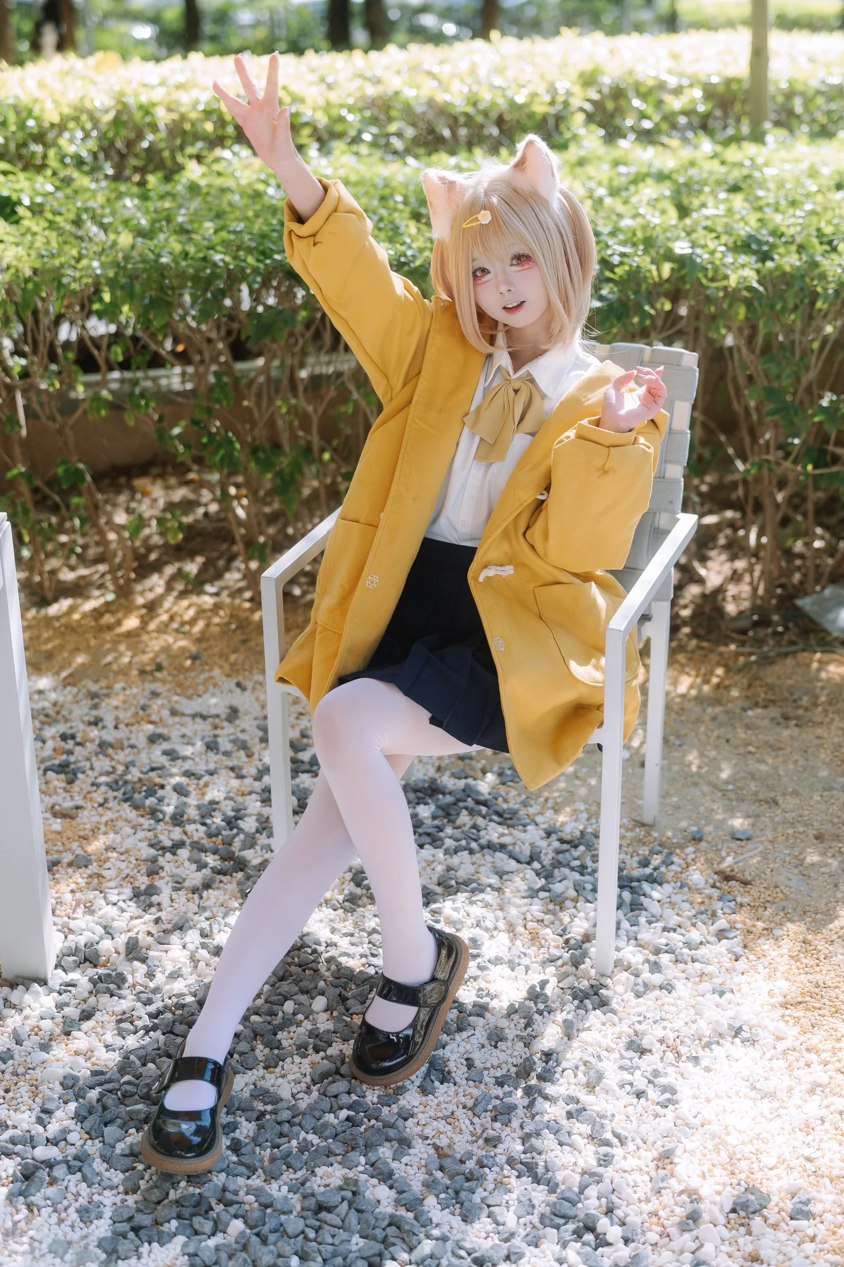 [Orange JK Uniform Set and Dappled Light Outdoor Shoot at Firefly ACG Expo] - Image 2