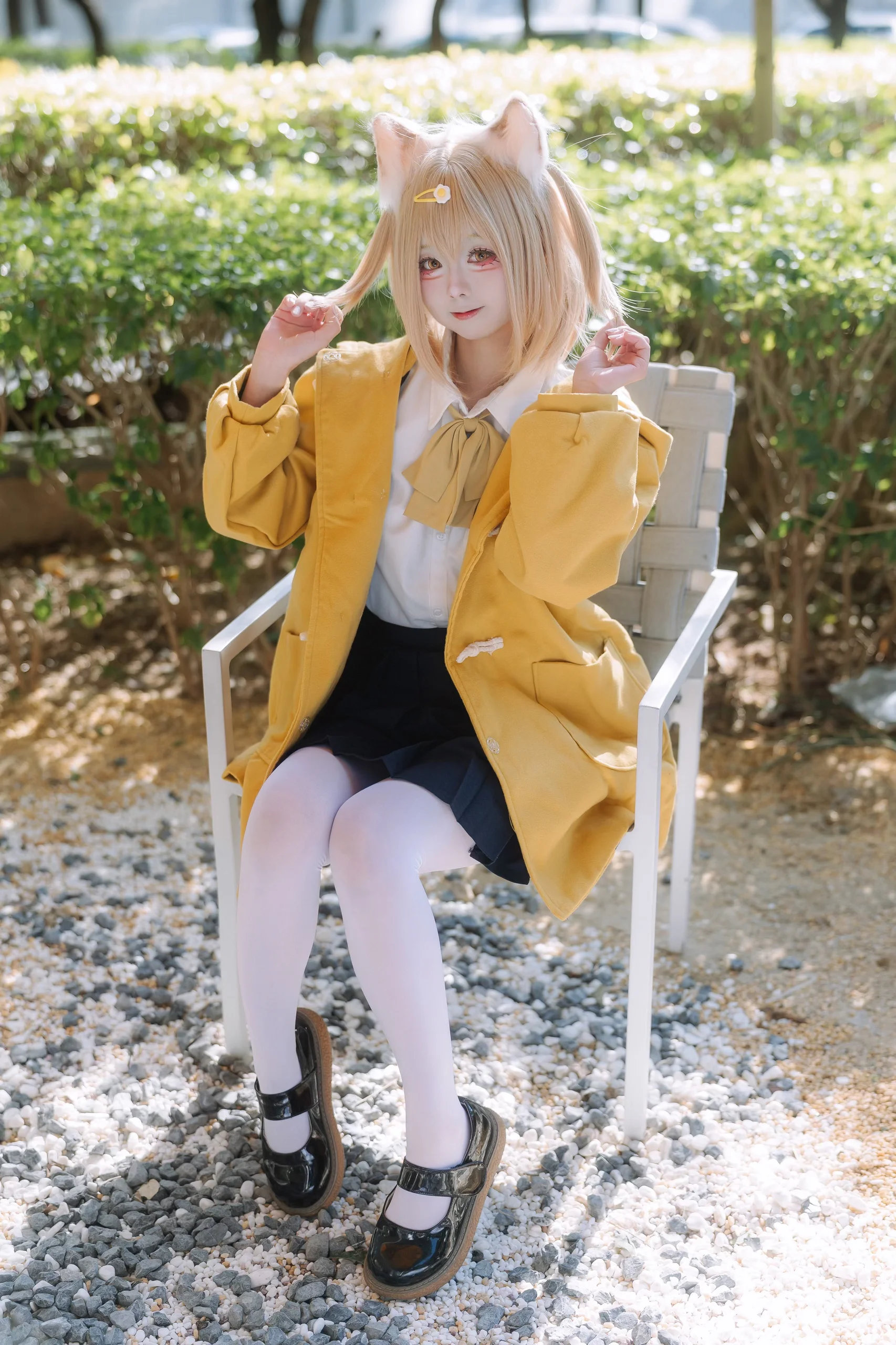 [Orange JK Uniform Set and Dappled Light Outdoor Shoot at Firefly ACG Expo] - Image 4