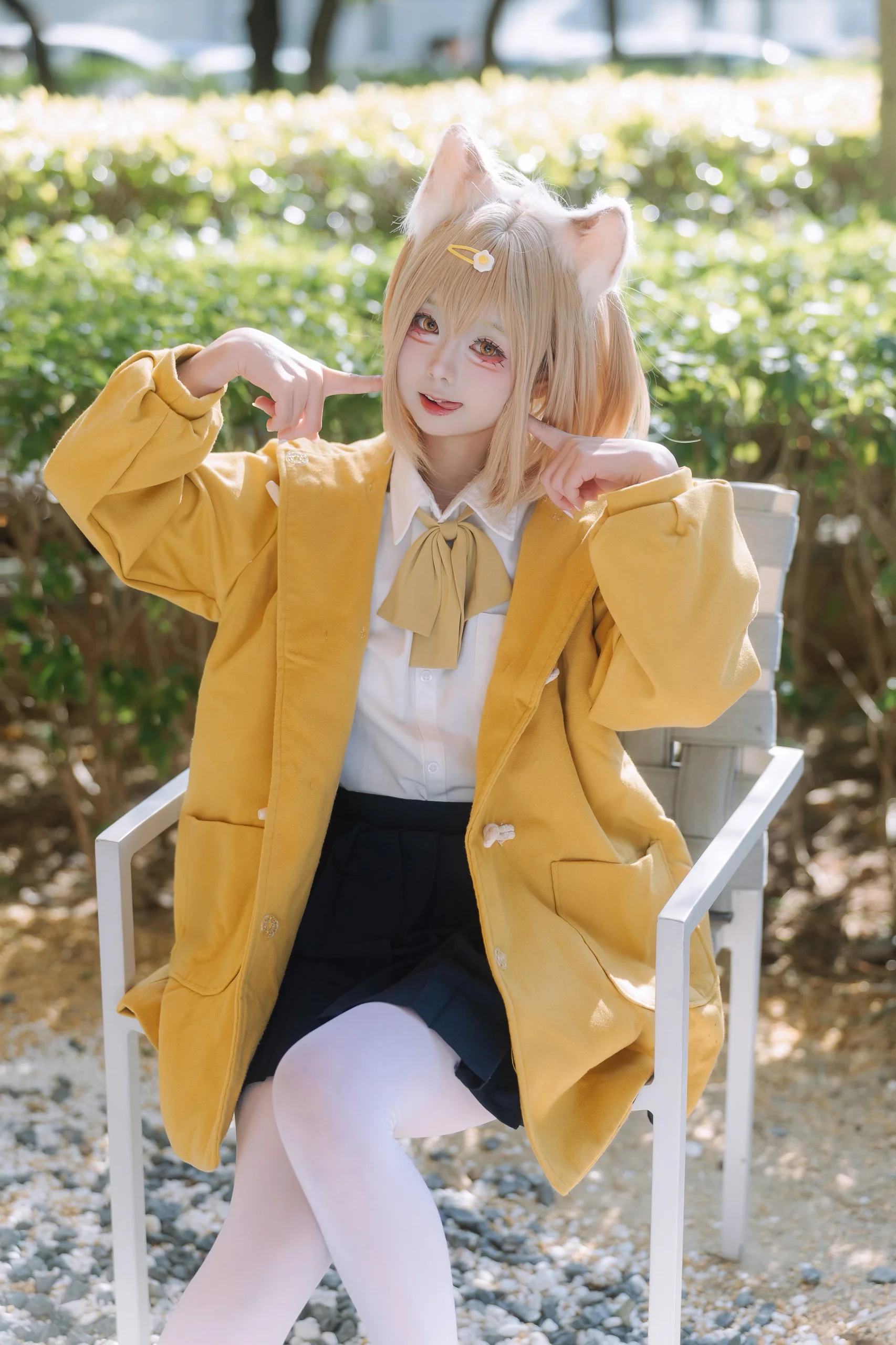 [Orange JK Uniform Set and Dappled Light Outdoor Shoot at Firefly ACG Expo] - Image 5