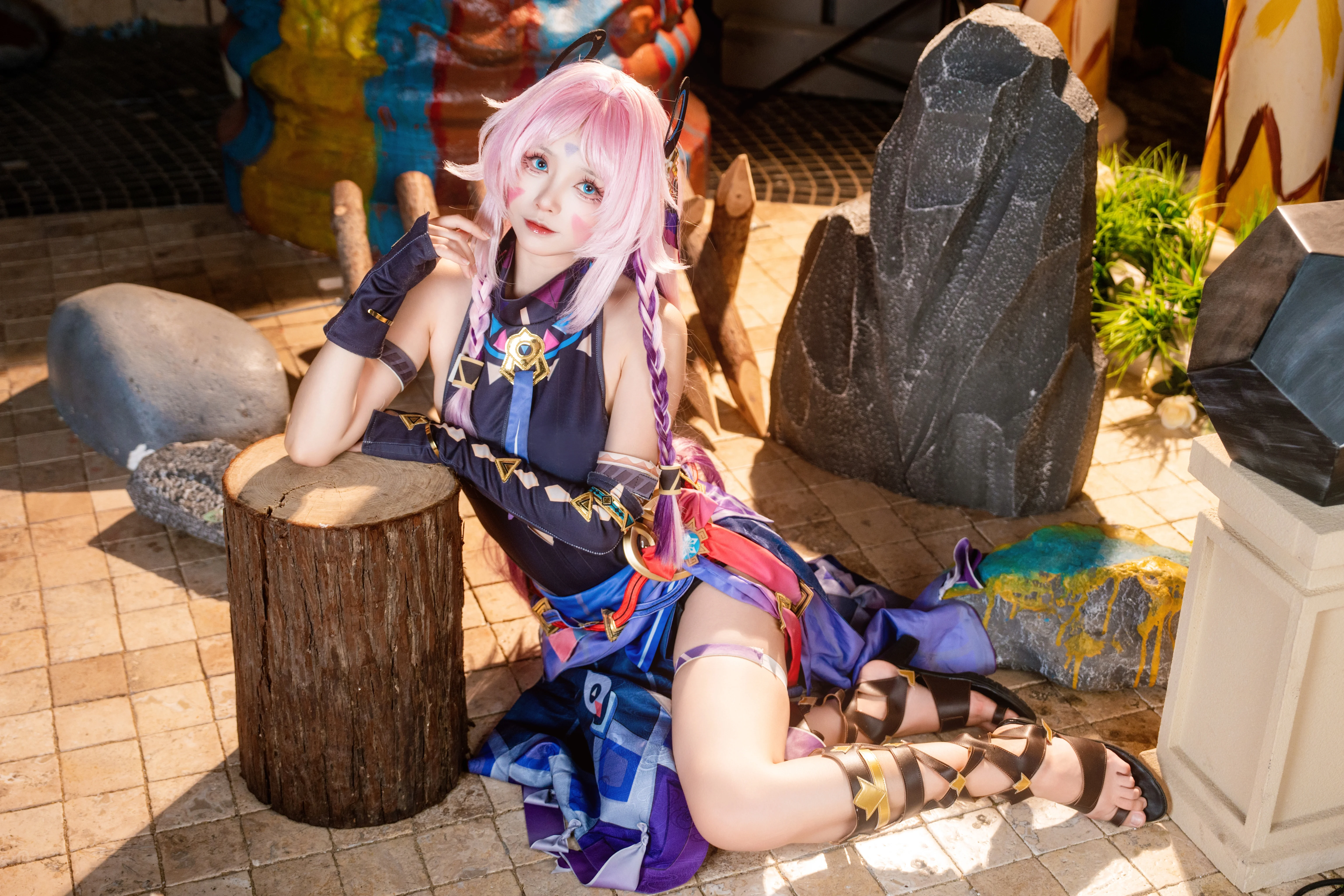 [Citlali cosplay] Capturing Her Lazy Moments Under the CICF Sunshine