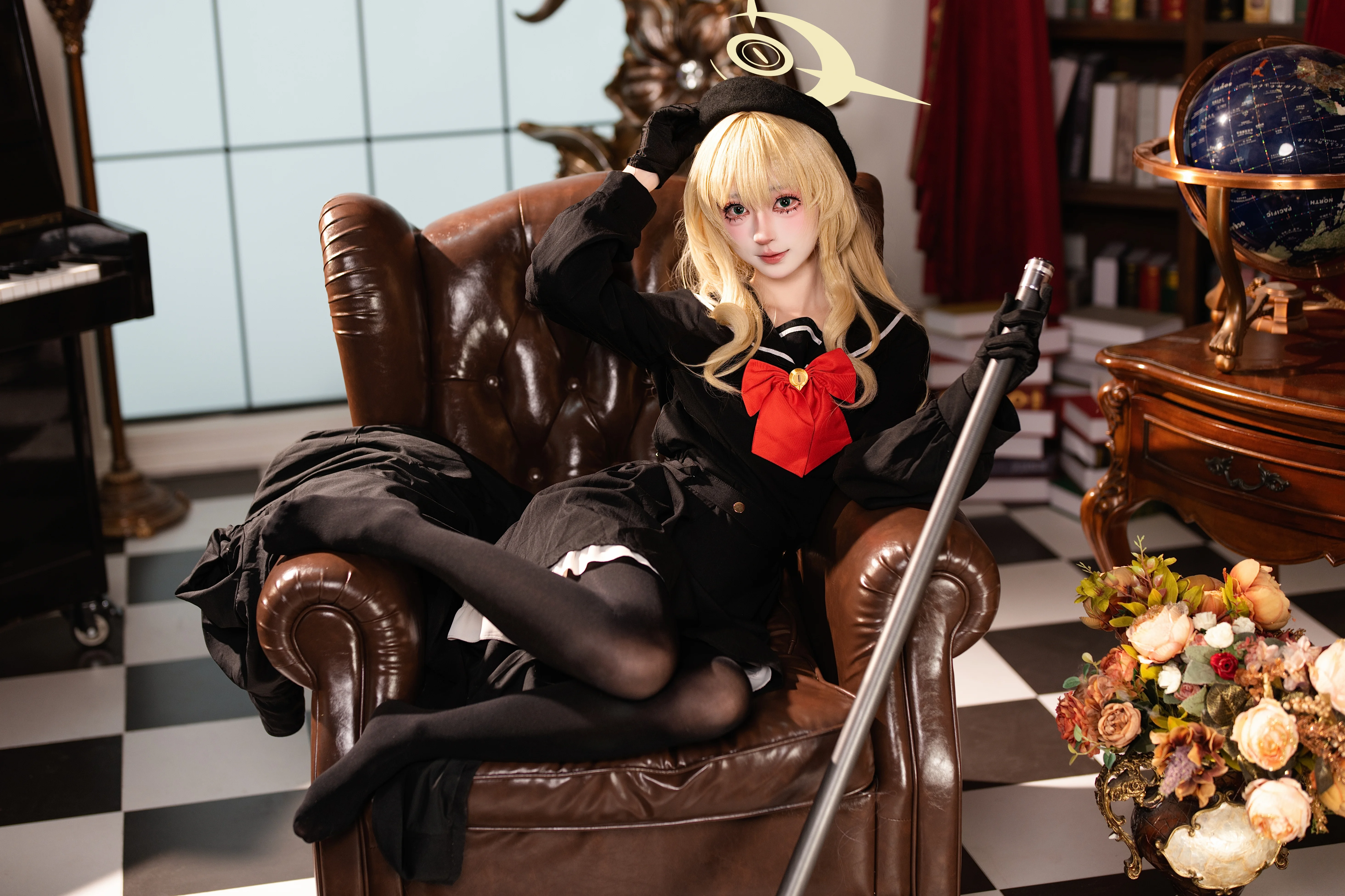 [Grinning Professor cosplay] The Mysterious Smile in Blue Archive, Doing Great Business Today Too - Image 8