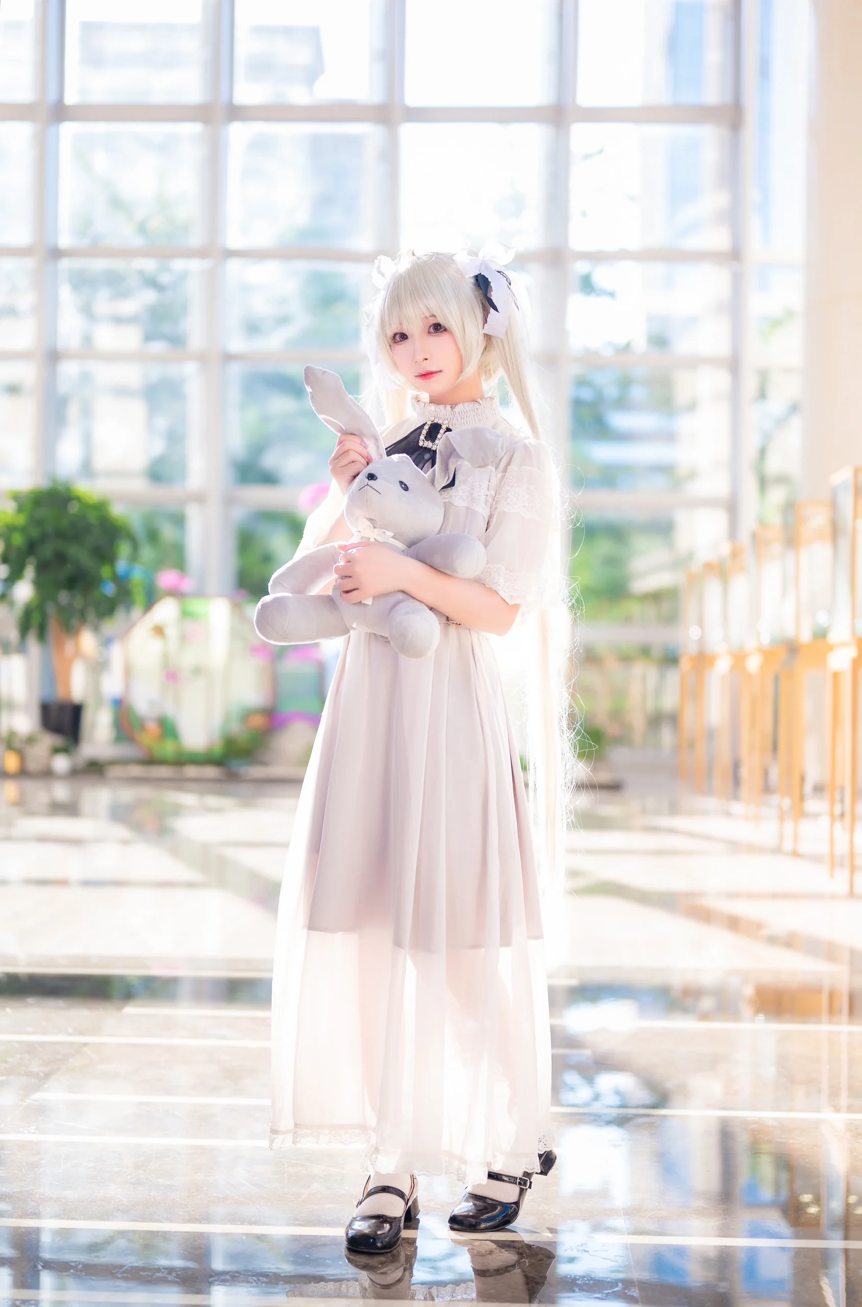 【穹妹cos】缘之空里的春日穹妹，自搭rojita的轻透感 - 第 1 张