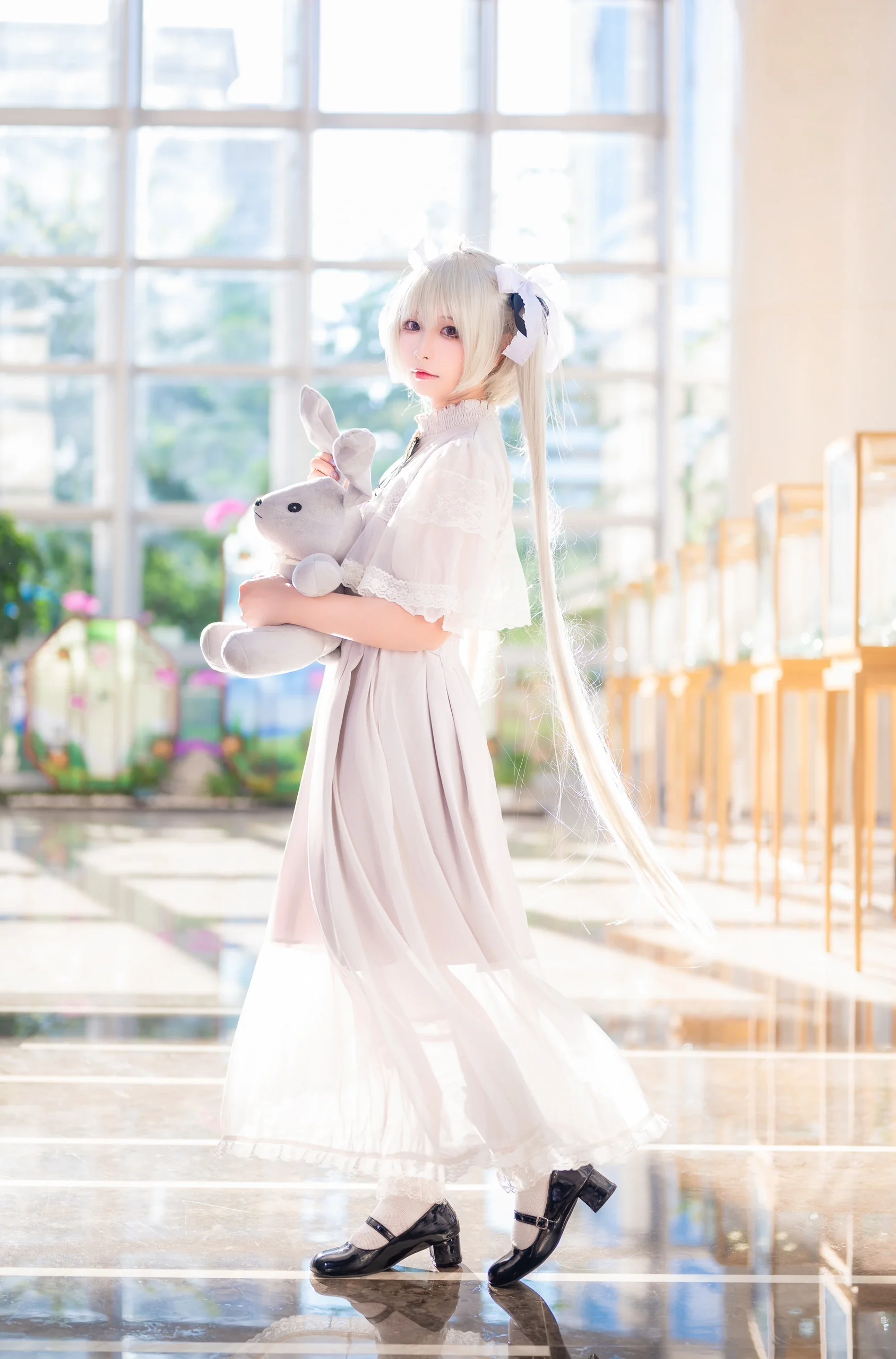 【穹妹cos】缘之空里的春日穹妹，自搭rojita的轻透感 - 第 2 张