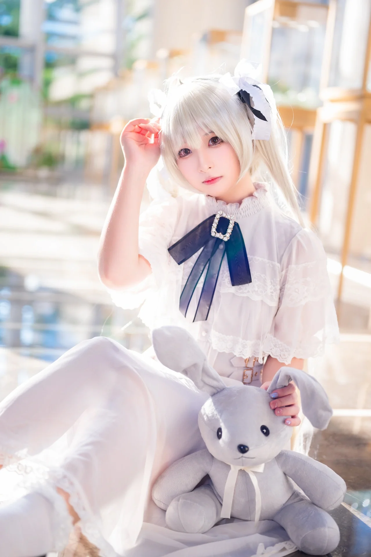 【穹妹cos】缘之空里的春日穹妹，自搭rojita的轻透感 - 第 4 张