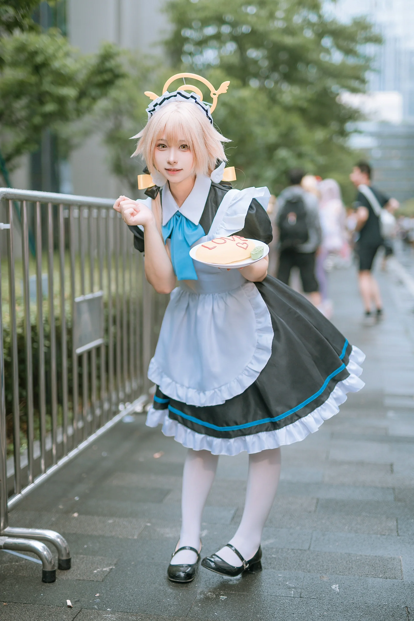 【ヒフミのコスプレ】雨上がりの広州ホタルアニメゲーム博覧会D3の限定メイド服 - 1 枚目
