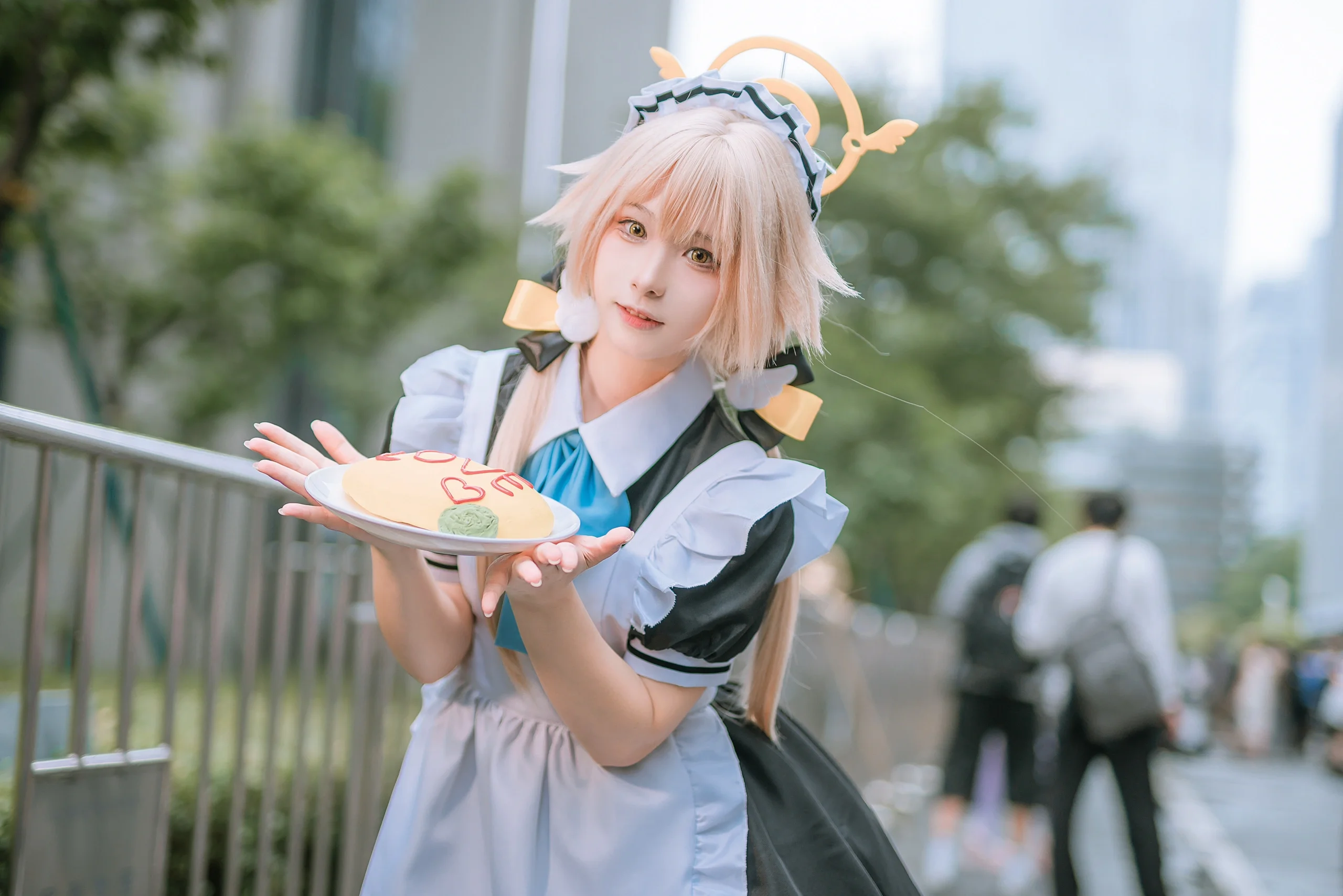 【ヒフミのコスプレ】雨上がりの広州ホタルアニメゲーム博覧会D3の限定メイド服 - 3 枚目