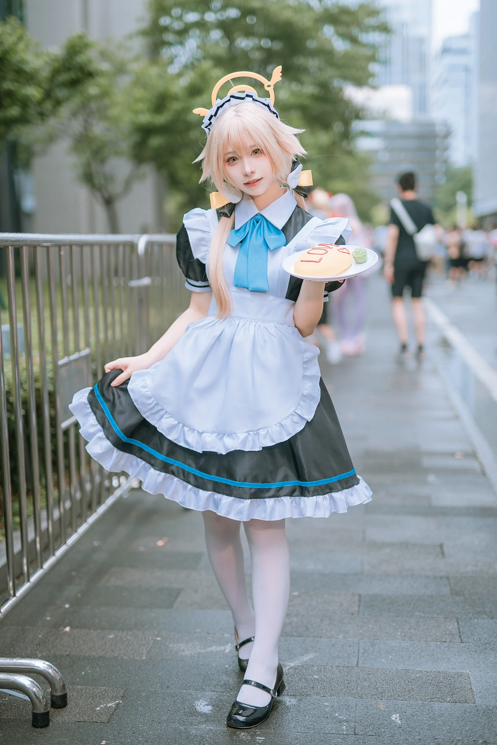 【ヒフミのコスプレ】雨上がりの広州ホタルアニメゲーム博覧会D3の限定メイド服 - 4 枚目